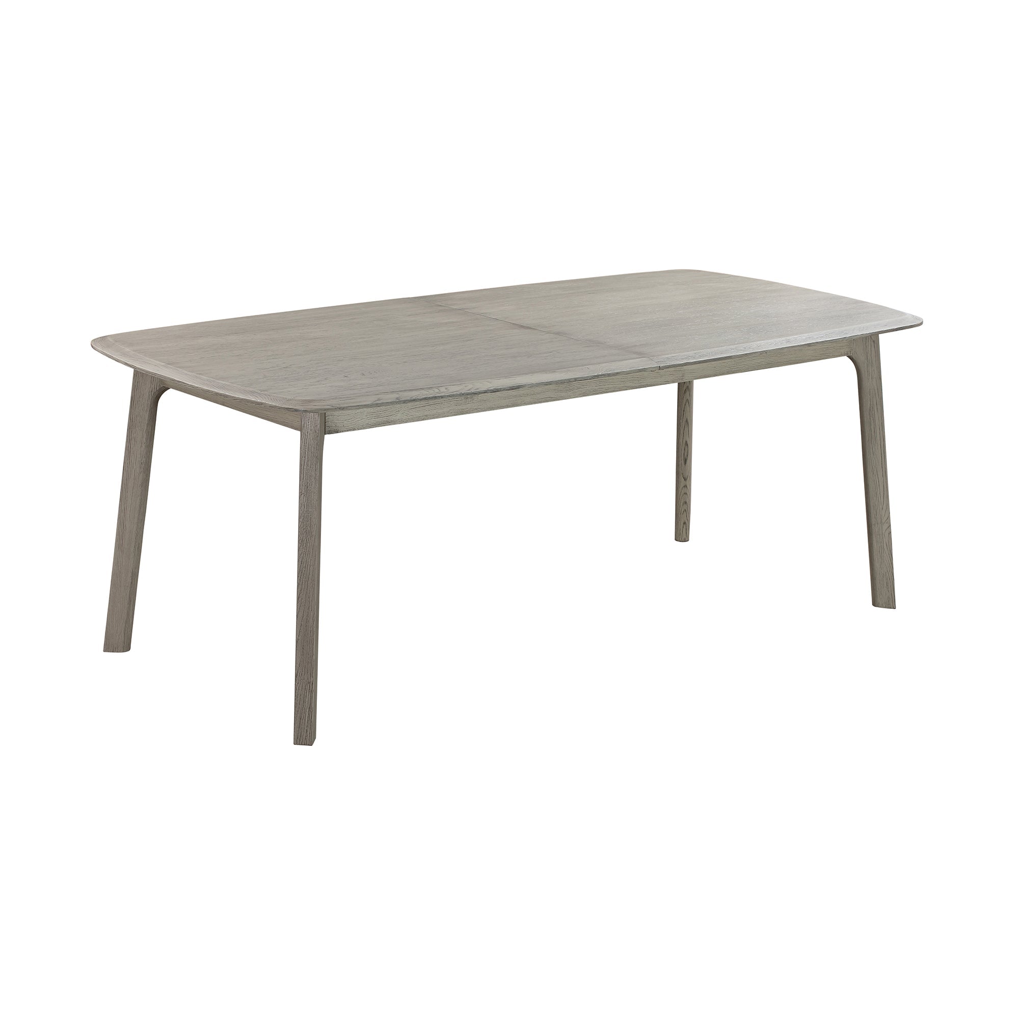 Holland Extendable Rectangle 98' Dining Table in Gray Oak
