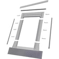 Aluminum High-Profile Tile Roof Flashing Kit for Deck Mount Skylight