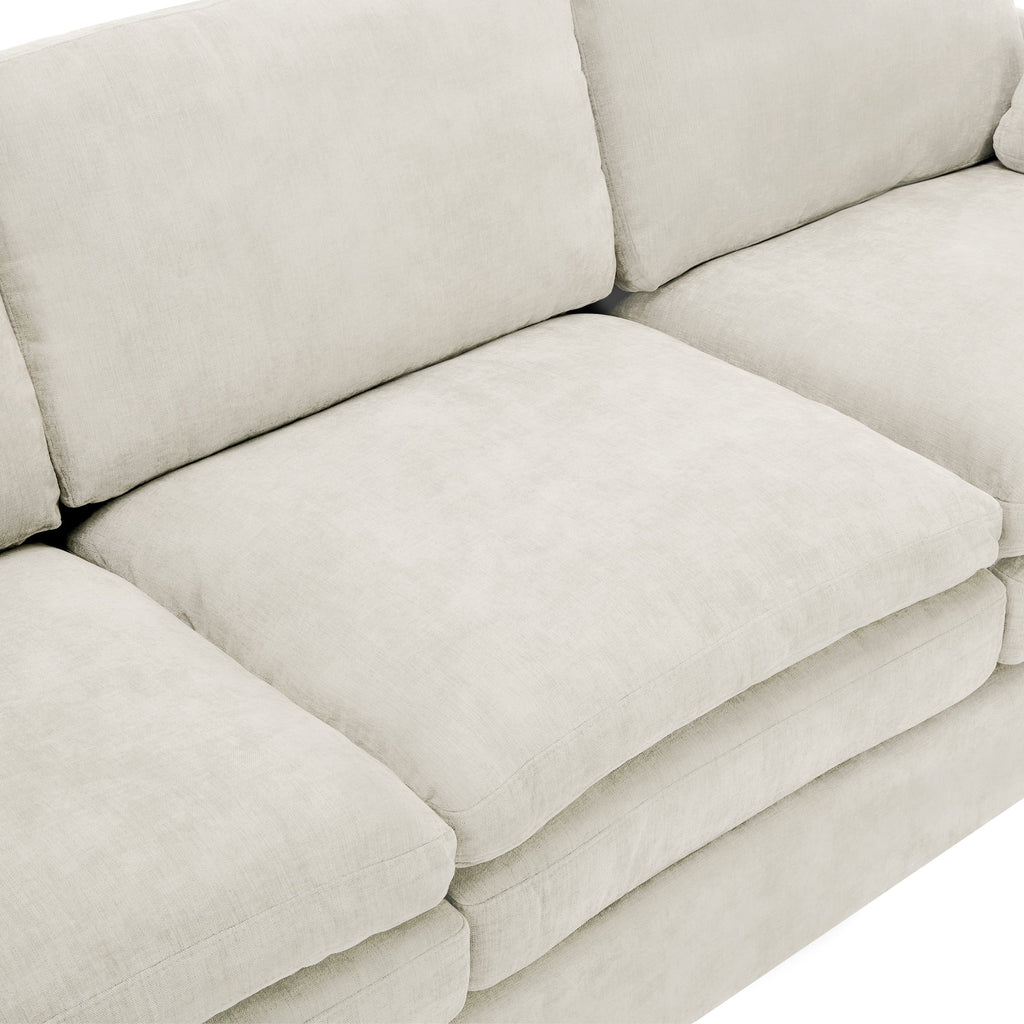 68.1' Cozy Upholstered Loveseat Sofa Oversized Comfy Comfy Cloud Sofa Double Cushion Loveseat Sofa Plush Cushion Sofa Couch for Living Room, Beige