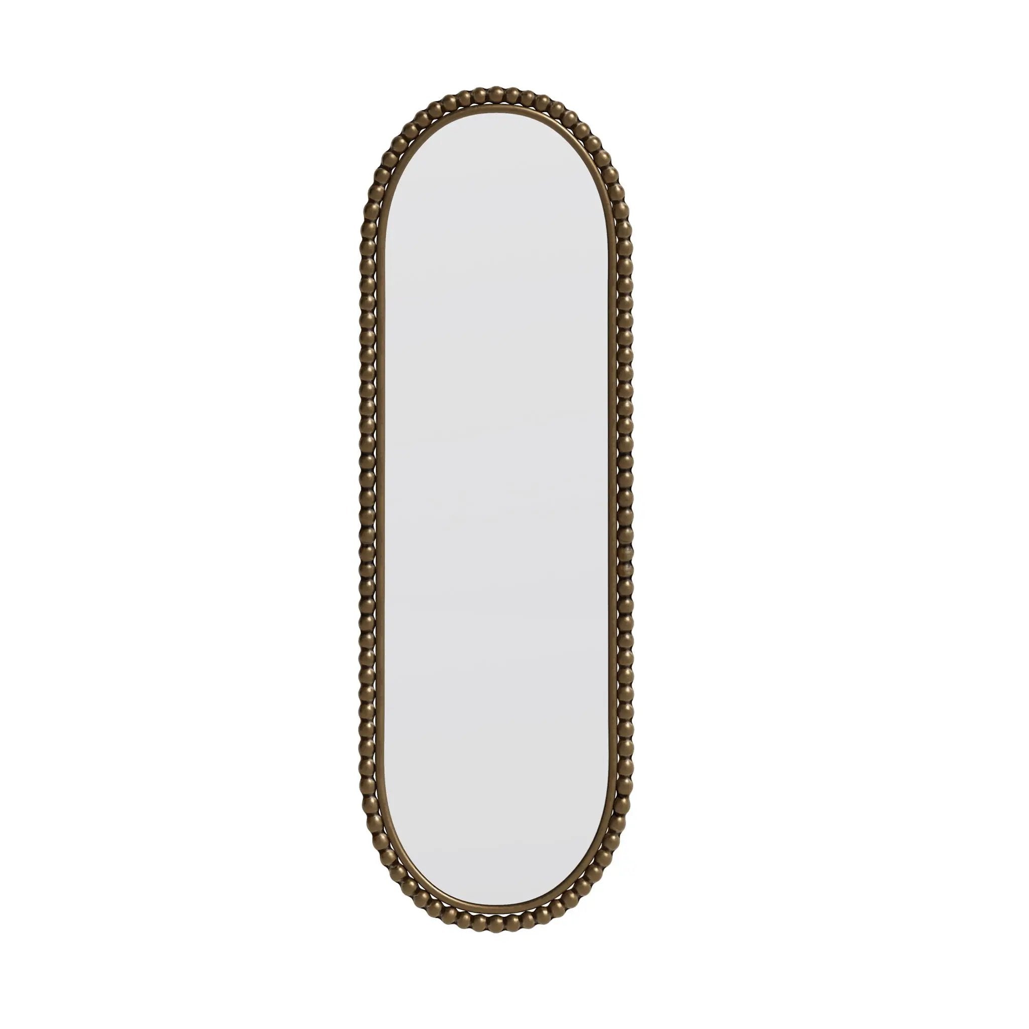 Oval Retro Mirror, Wall Hanging Mirror For Living Room
