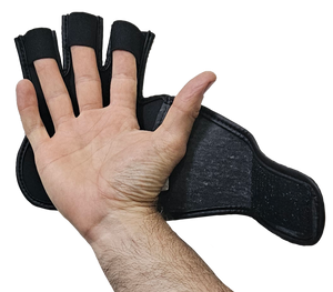 Perfect Jump Shot Glove by HoopsKing, black basketball shooting glove for training