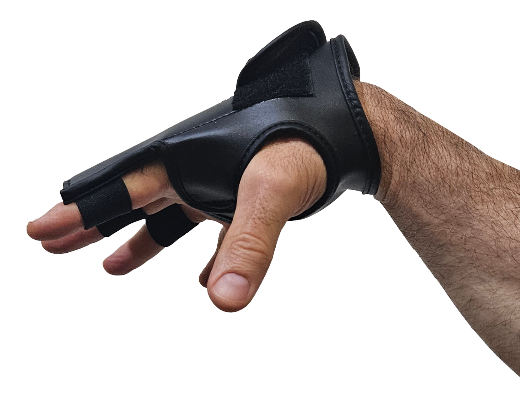 HoopsKing Perfect Jump Shot Glove, black basketball training glove to fix bad shooting habits
