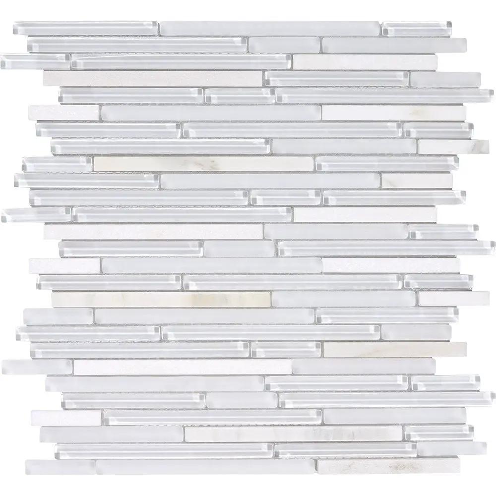 Granita Gloss Liner Blend Glass Mosaics 12x12