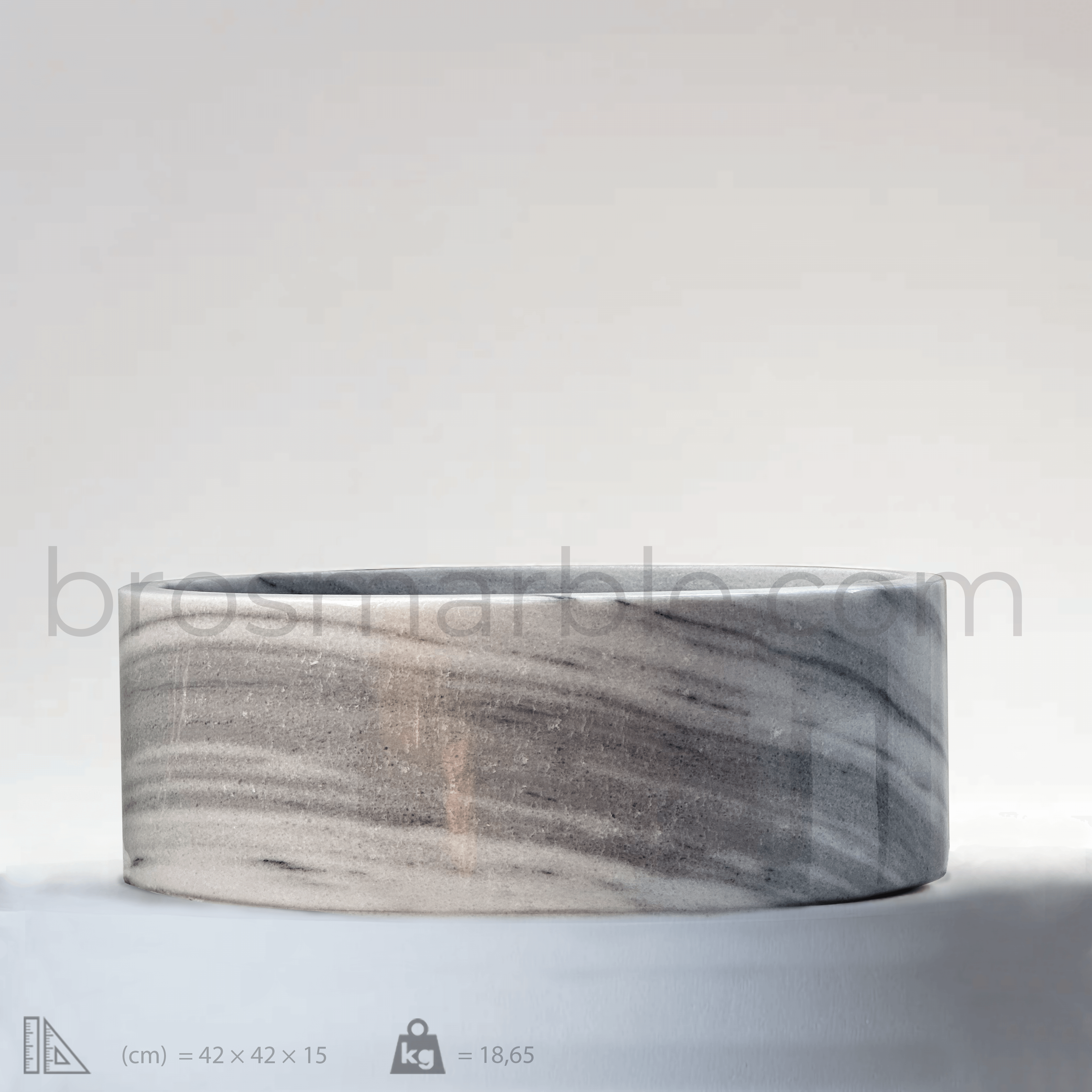 Gray Marble Sink