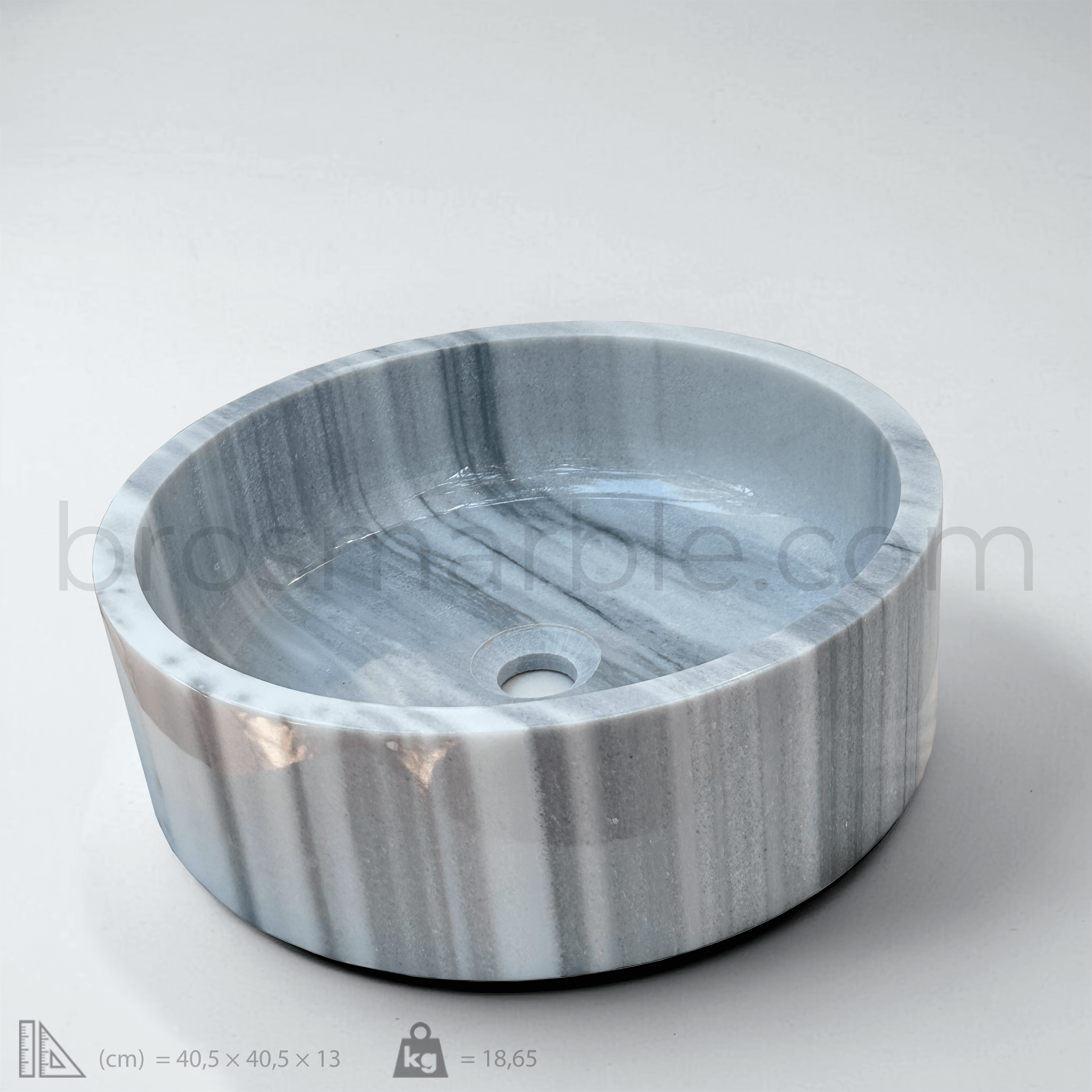Gray Marble Sink