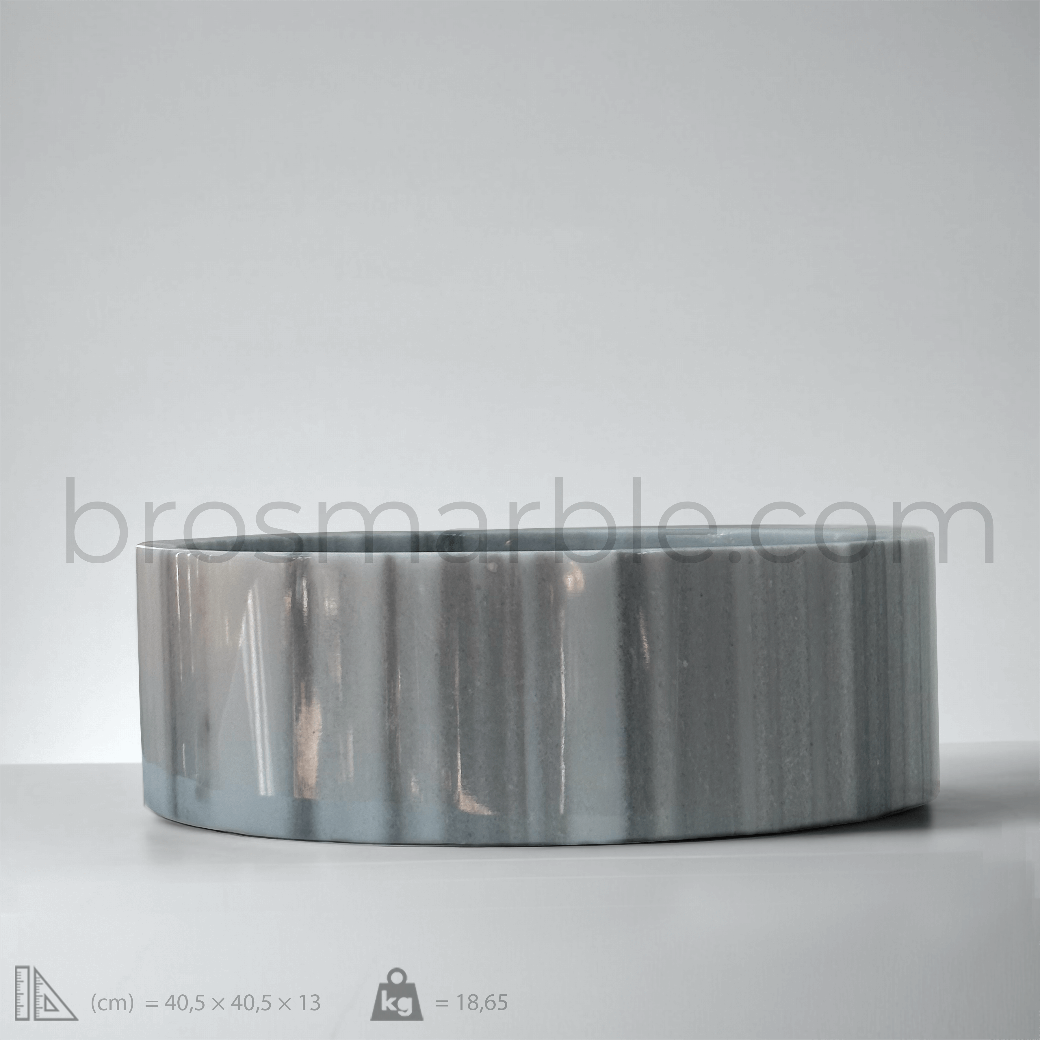Gray Marble Sink