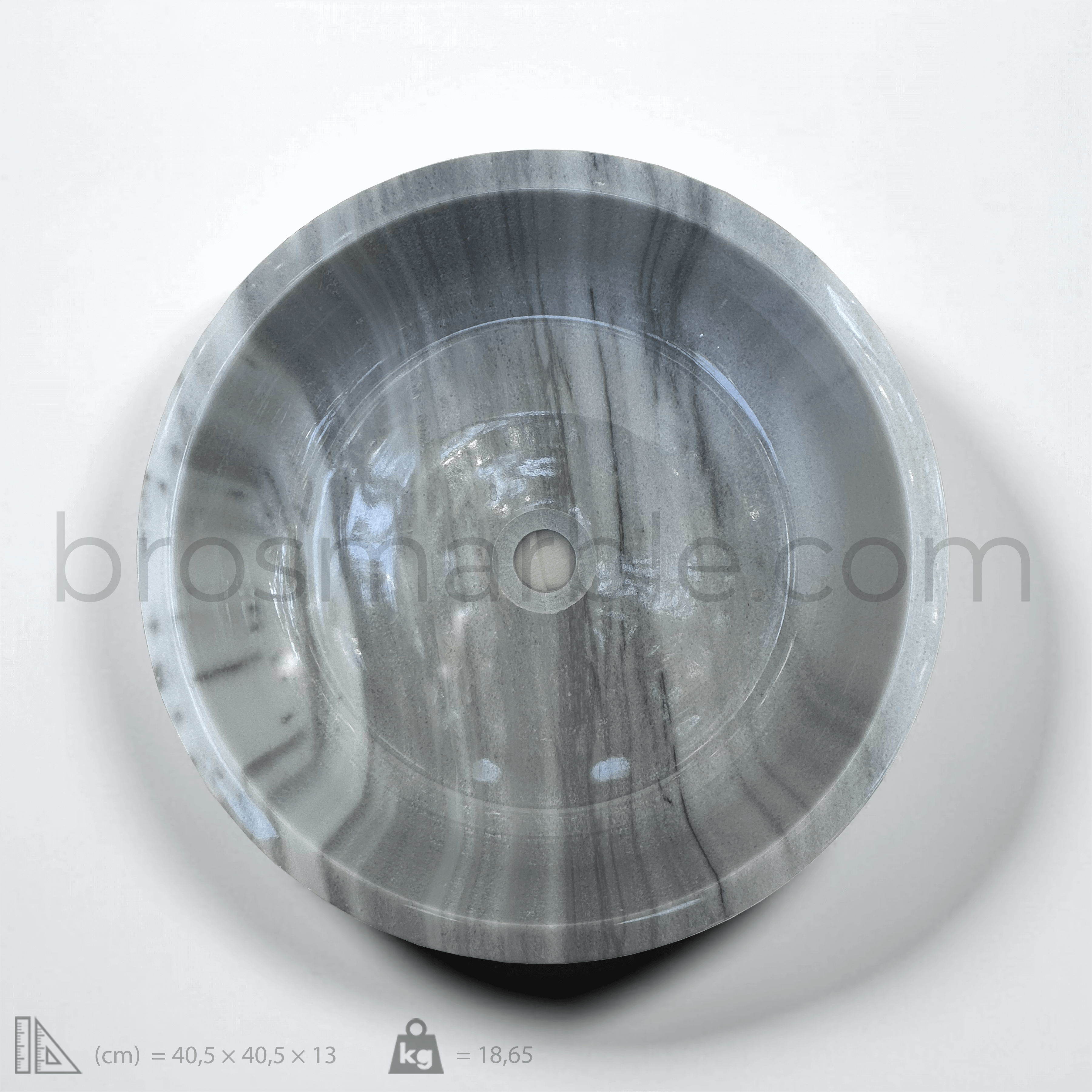 Gray Marble Sink