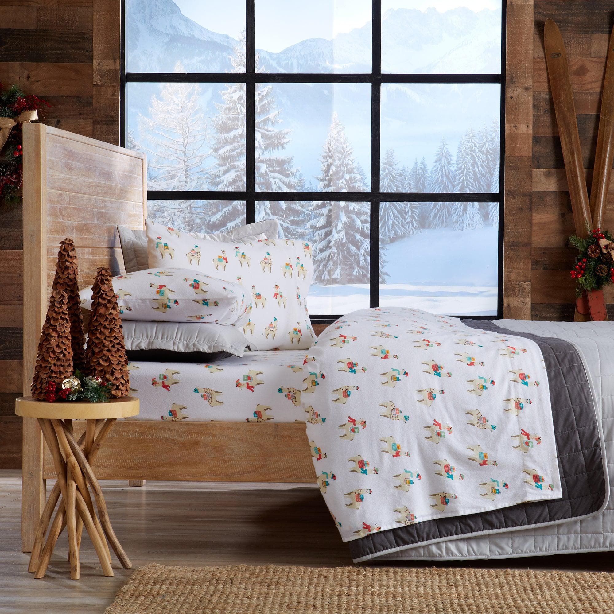100% Turkish Cotton Flannel Sheet Sets - Boulder Collection