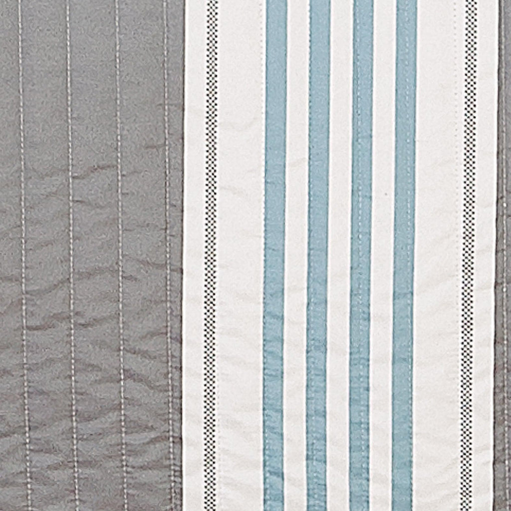 Striped Coral Quilt Set - St. Croix Collection