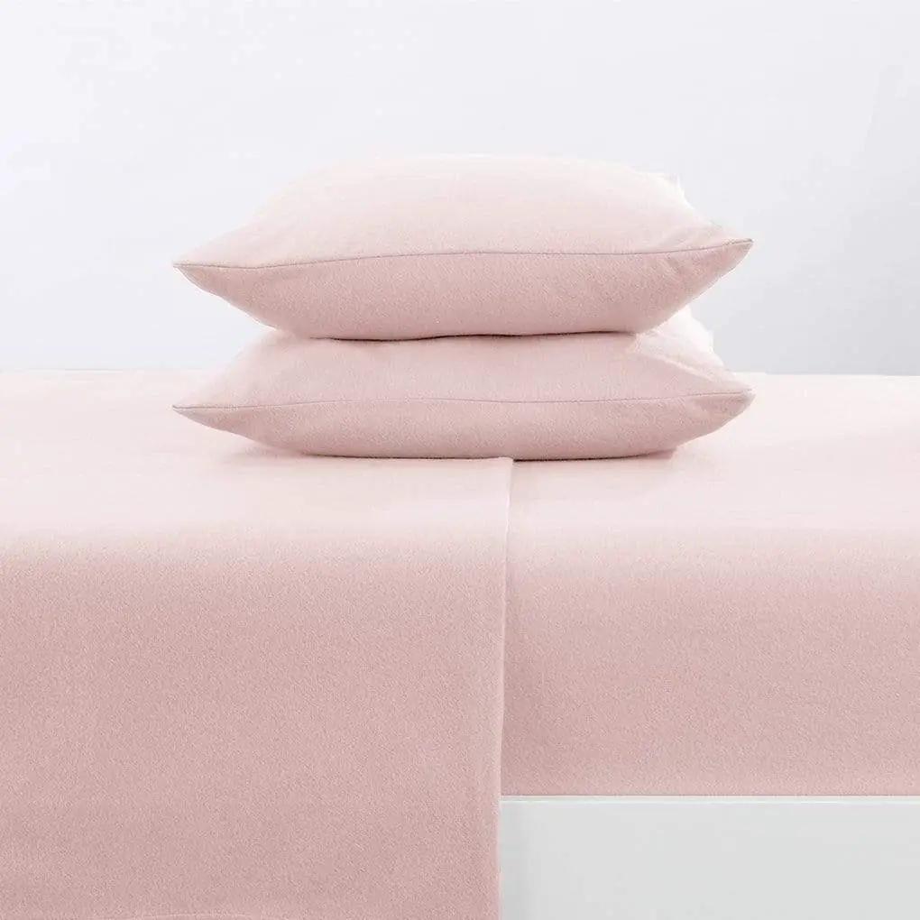 4-Piece Solid Fleece Sheet - Christina Collection