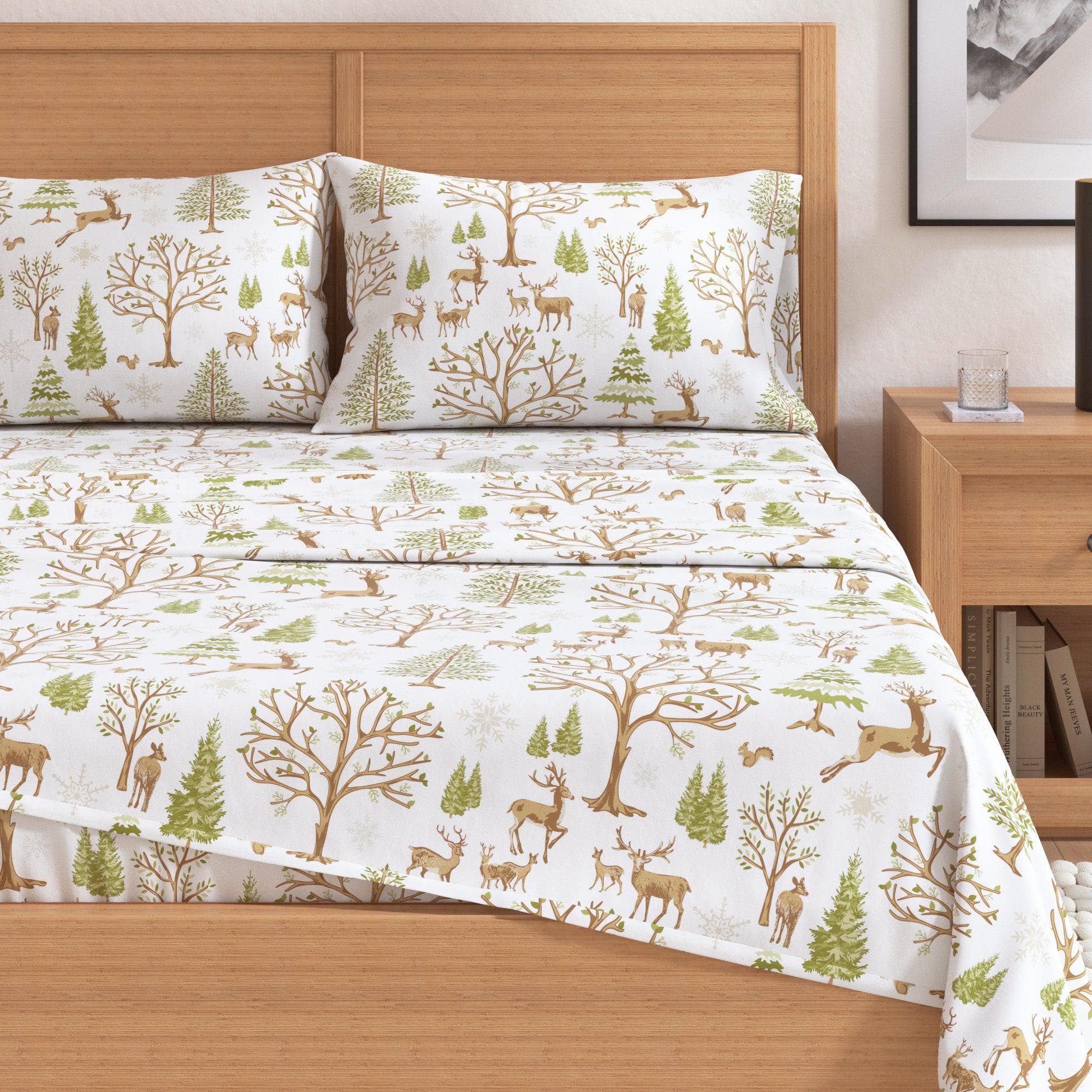 4-Piece Turkish Cotton Flannel Sheet - Lakeview Collection