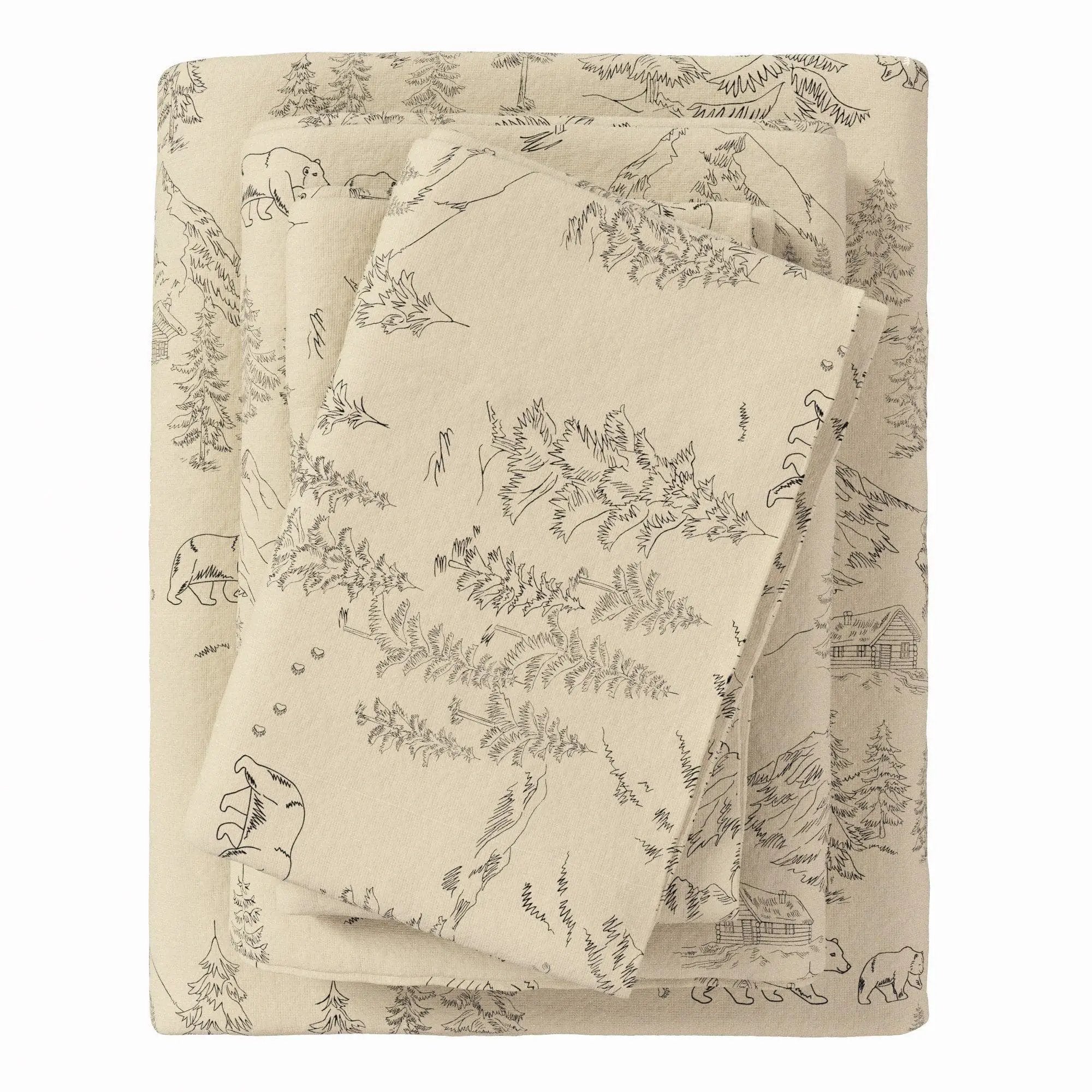 4-Piece Turkish Cotton Flannel Sheet - Stratton Collection