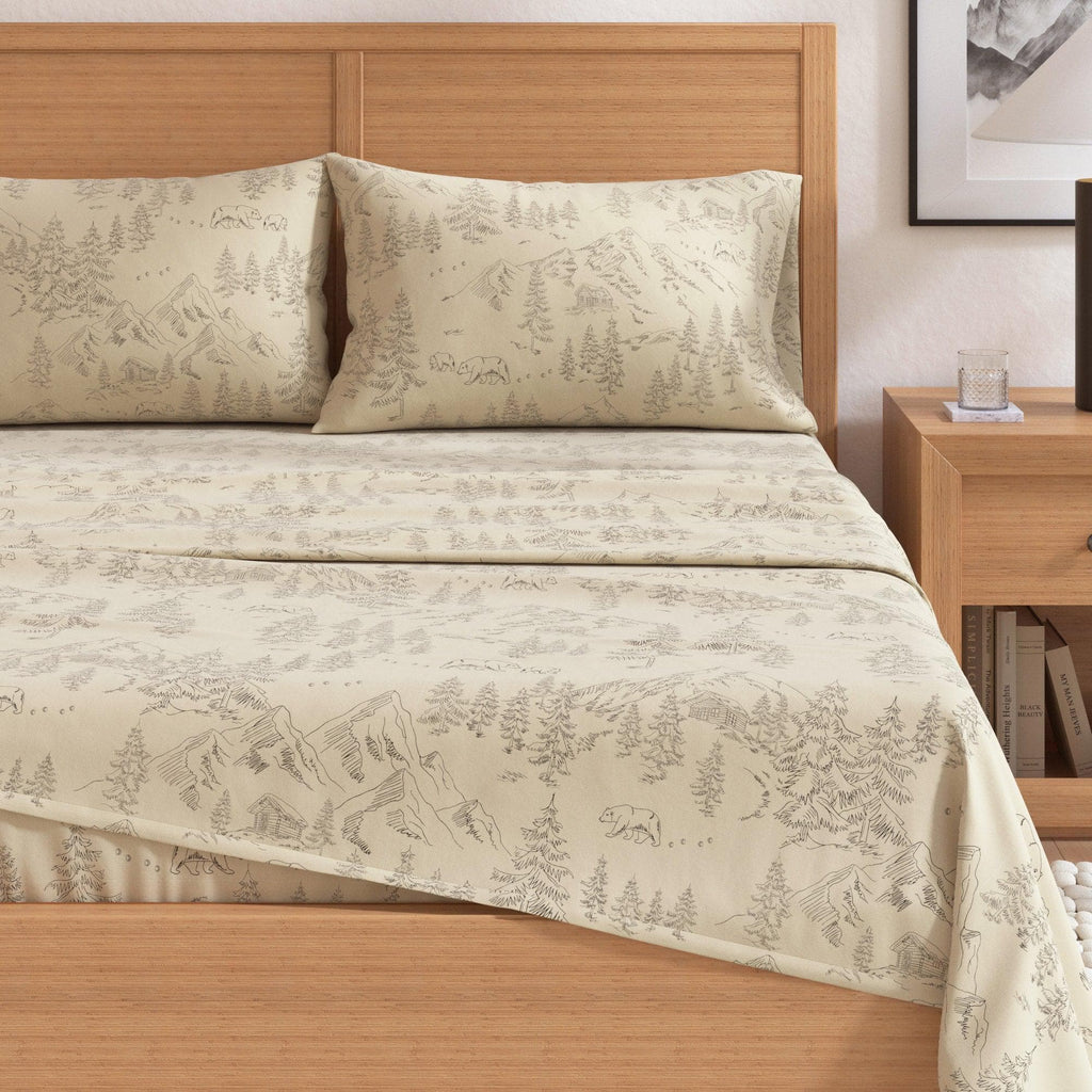 4-Piece Turkish Cotton Flannel Sheet - Stratton Collection