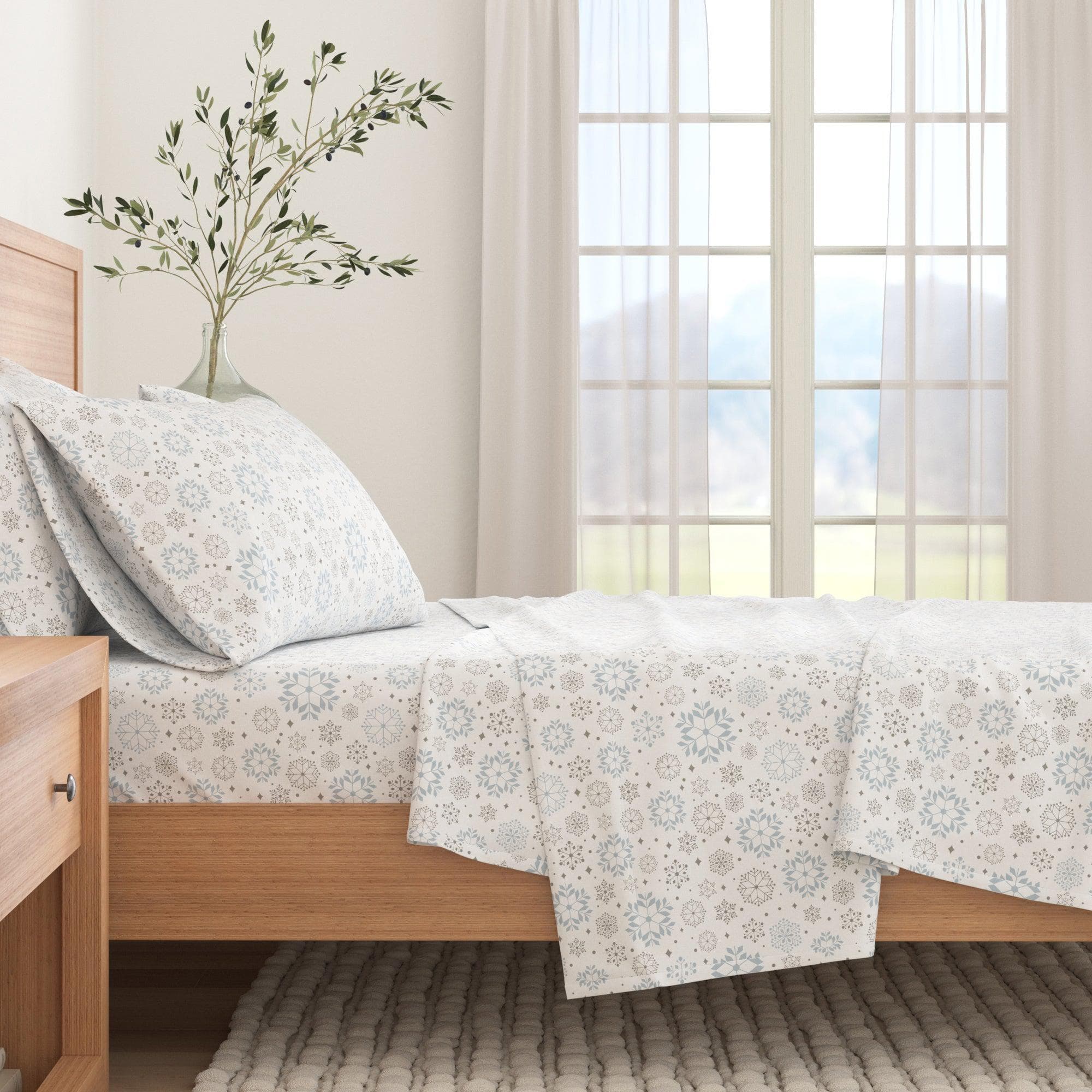 4-Piece Turkish Cotton Flannel Sheet - Stratton Collection