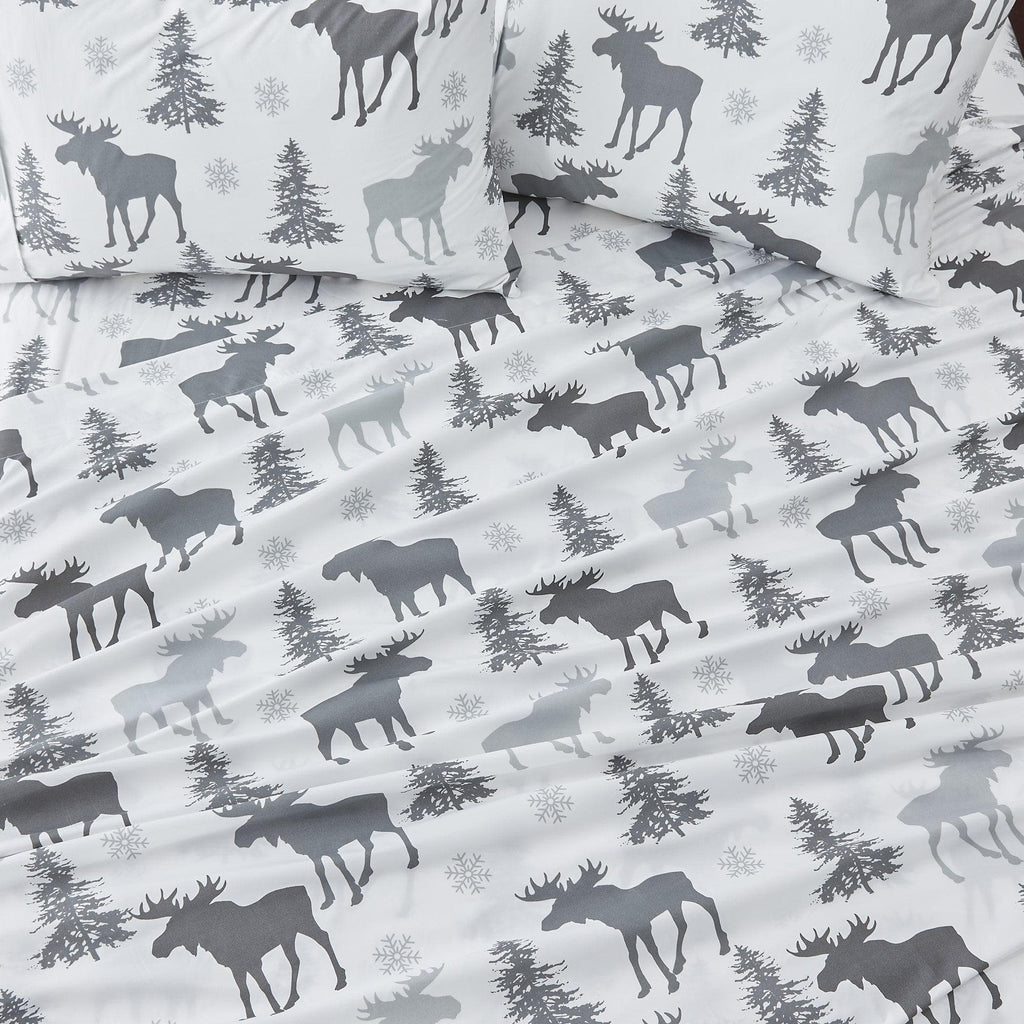 4-Piece Lodge Microfiber Sheet - Mountain Ridge Collection