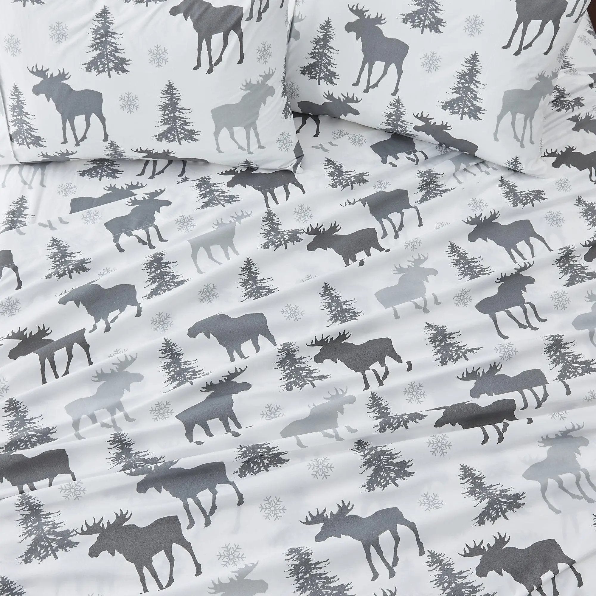 4-Piece Lodge Microfiber Sheet - Mountain Ridge Collection
