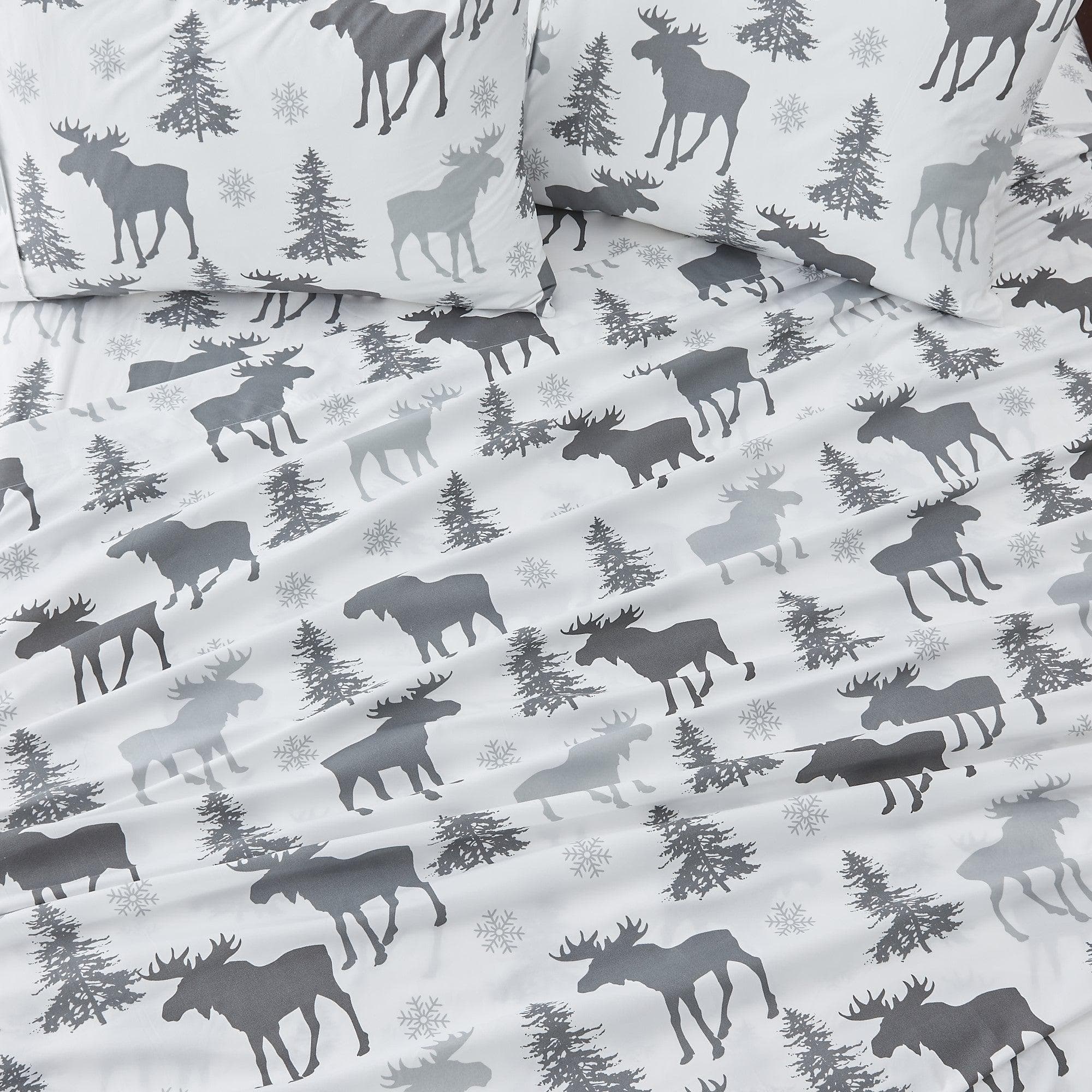 4-Piece Lodge Microfiber Sheet - Mountain Ridge Collection