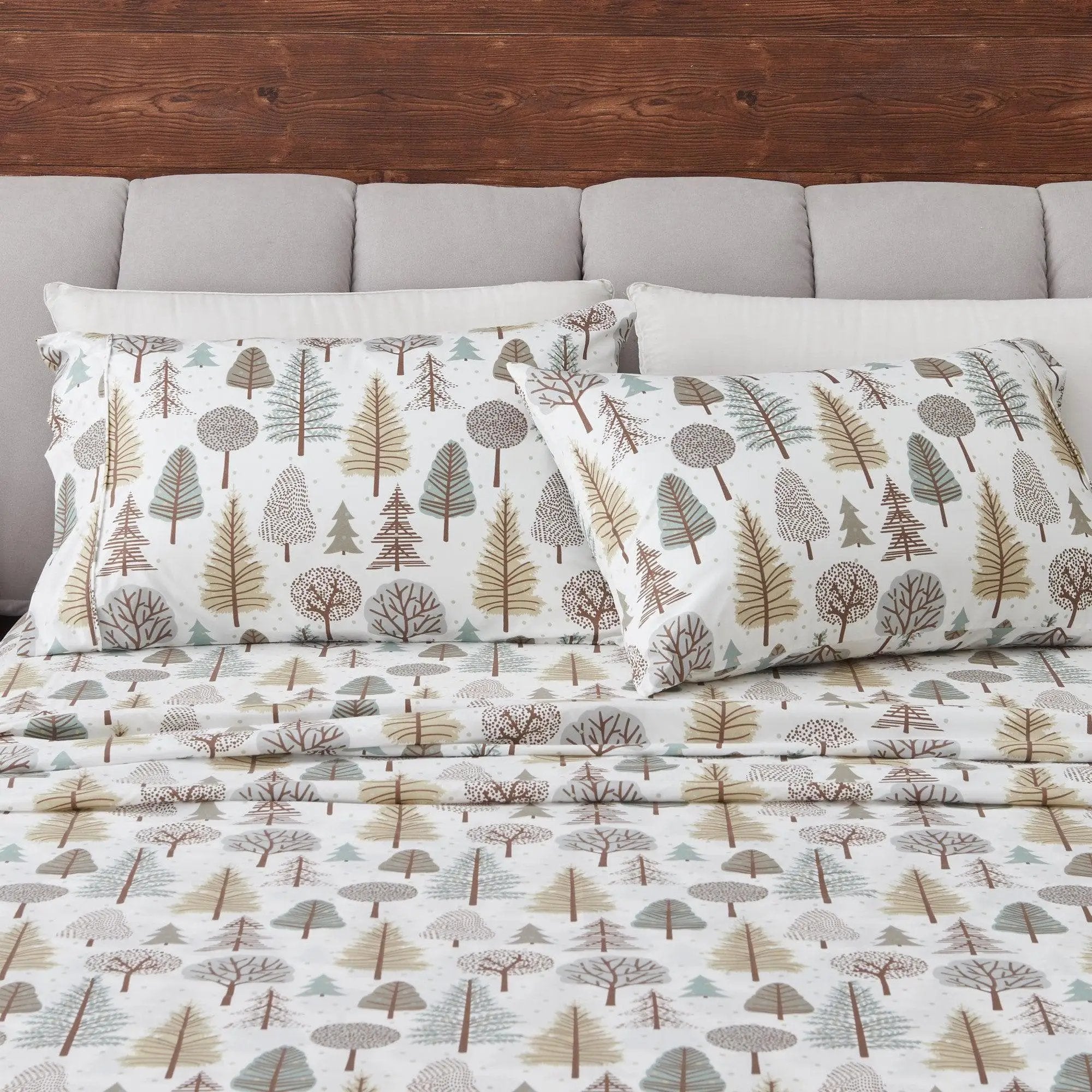 4-Piece Lodge Microfiber Sheet - Mountain Ridge Collection