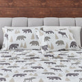 4-Piece Lodge Microfiber Sheet - Mountain Ridge Collection