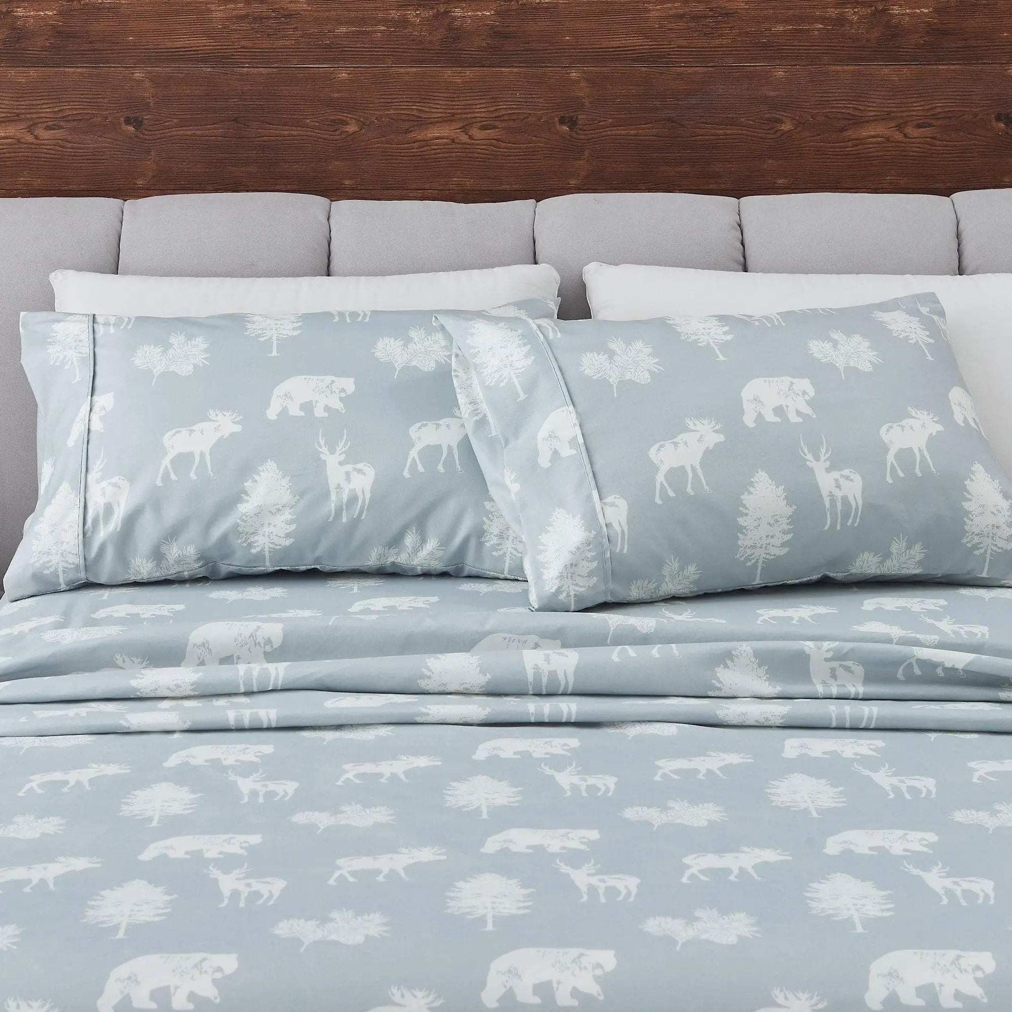 4-Piece Lodge Microfiber Sheet - Mountain Ridge Collection