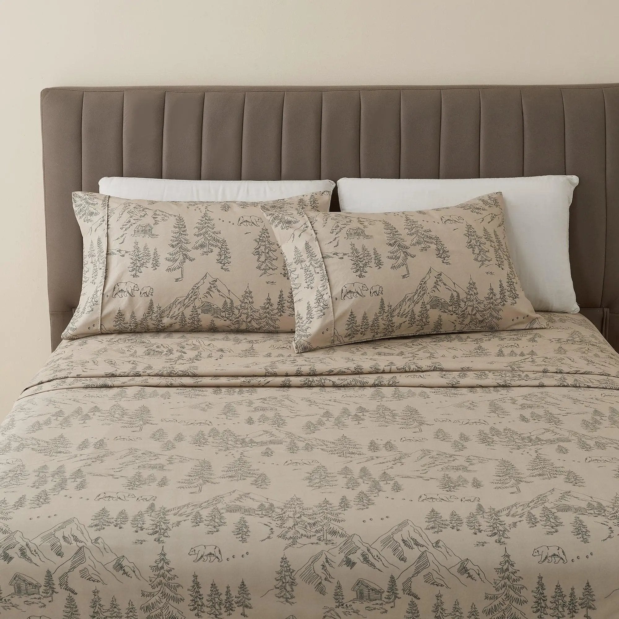 4-Piece Lodge Microfiber Sheet - Mountain Ridge Collection