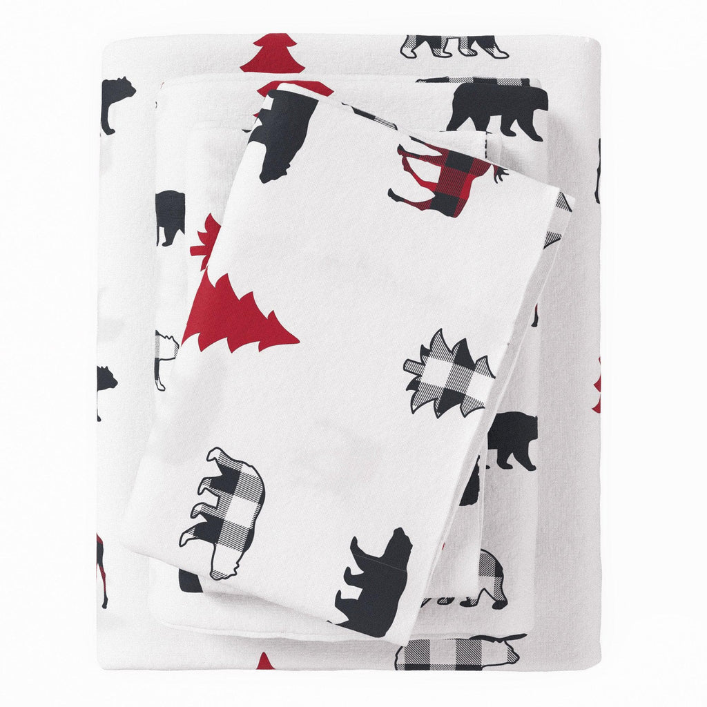 100% Turkish Cotton Flannel Sheet Sets - Boulder Collection