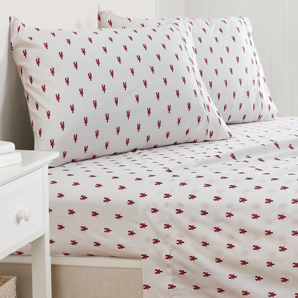 4-Piece Coastal Microfiber Sheet Set - Nantucket Collection
