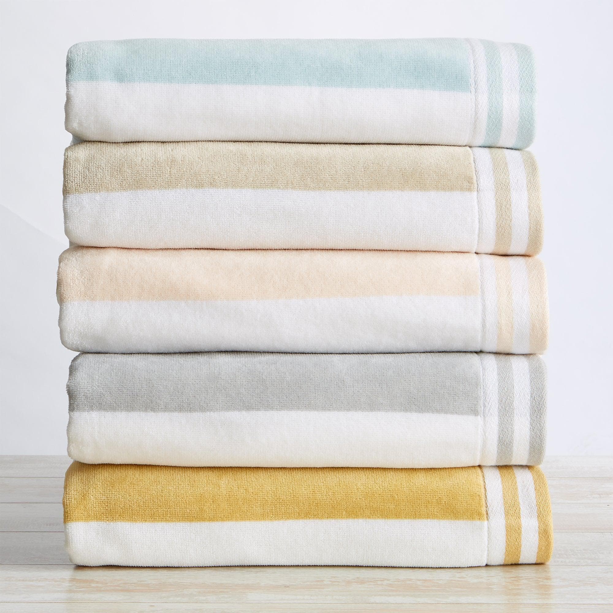 4 Pack Striped Cabana Oversized Beach Towel - Edgartown