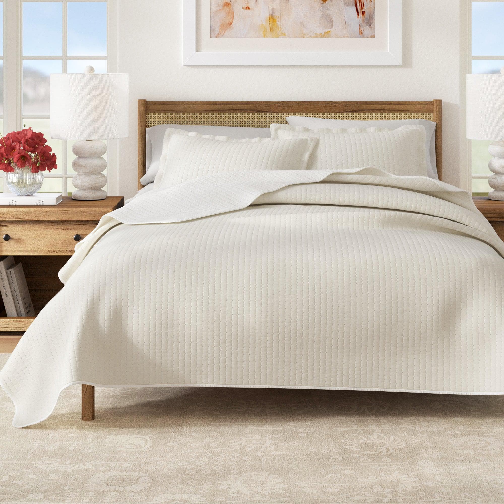 3-Piece Solid Quilt - Alicia Collection