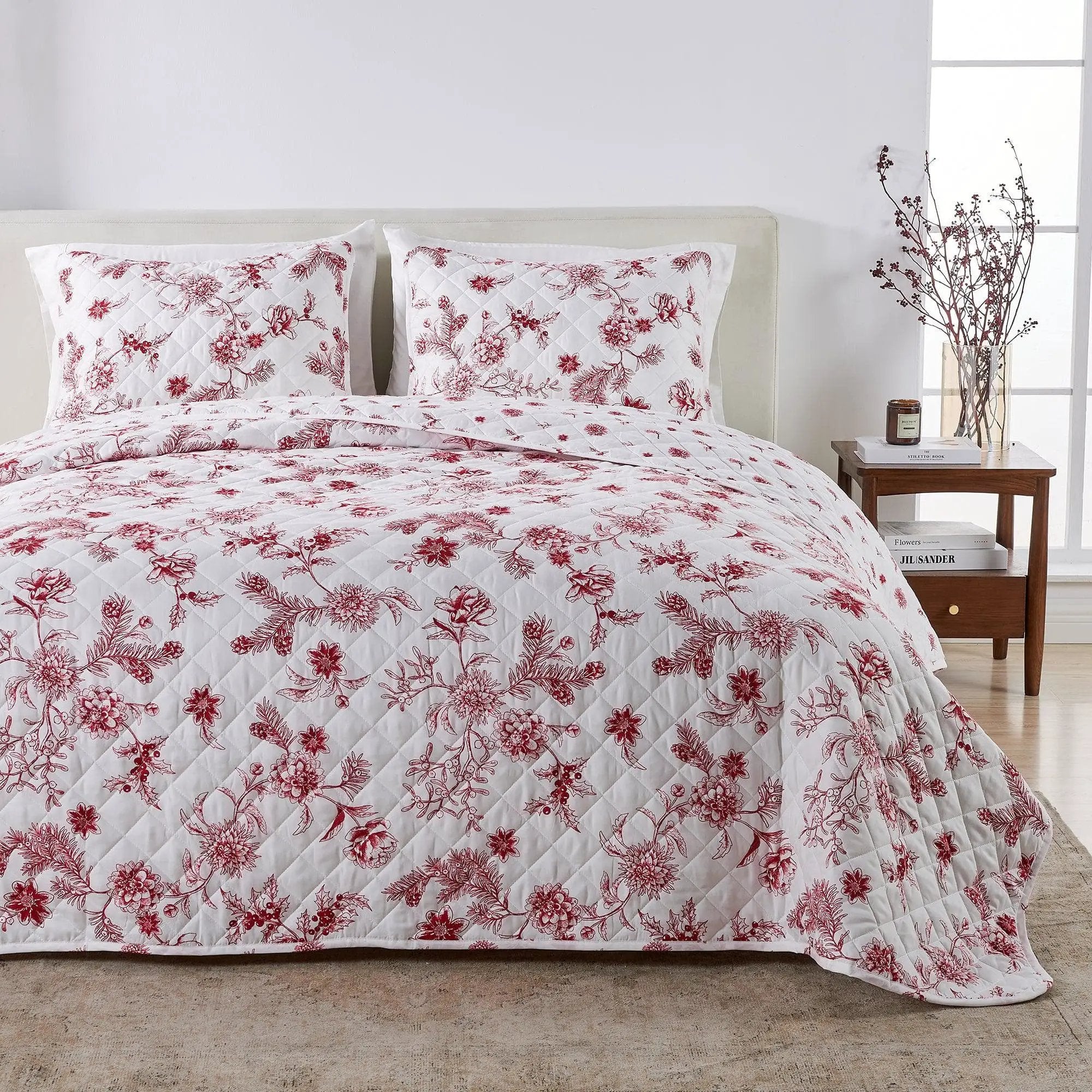 Colorful Holiday Quilt Set - Midnight Magic Collection