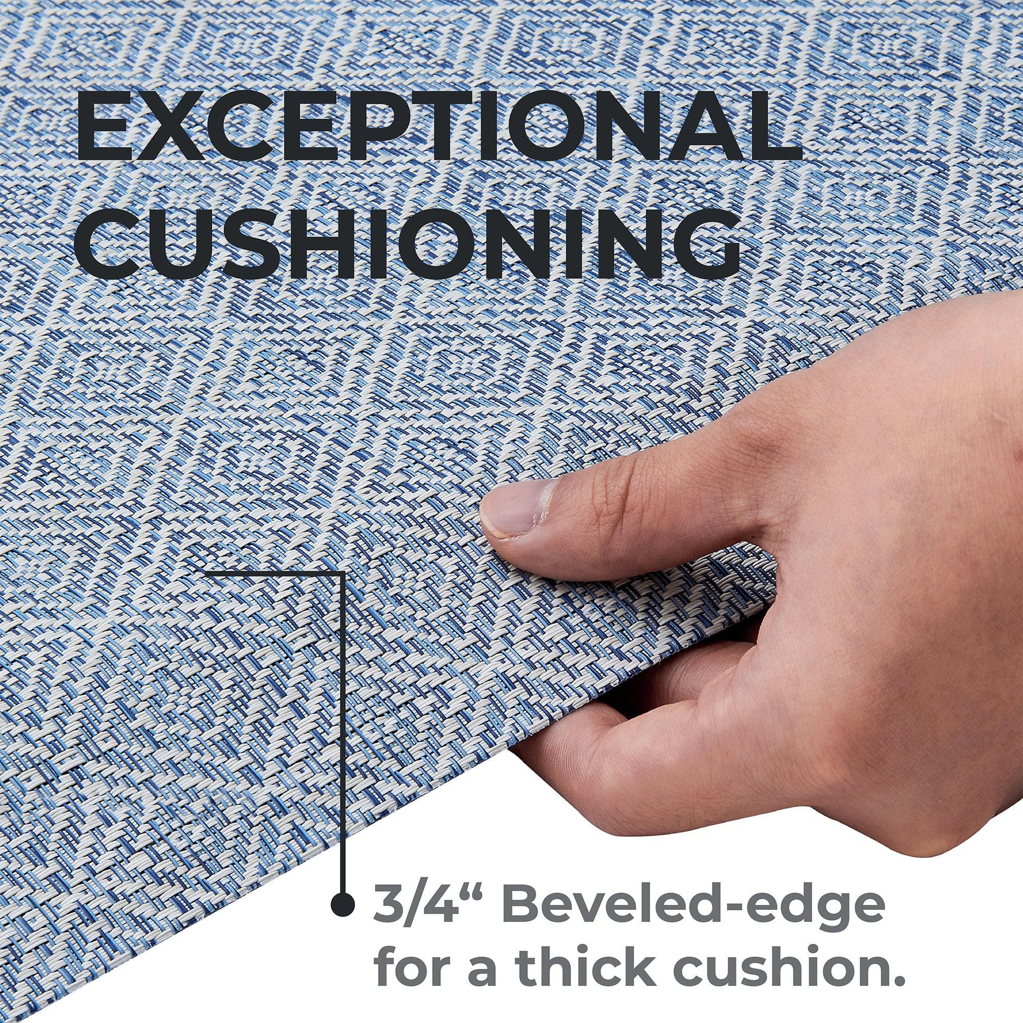 Cushioned Textured Anti-Fatigue Standing Kitchen Mat