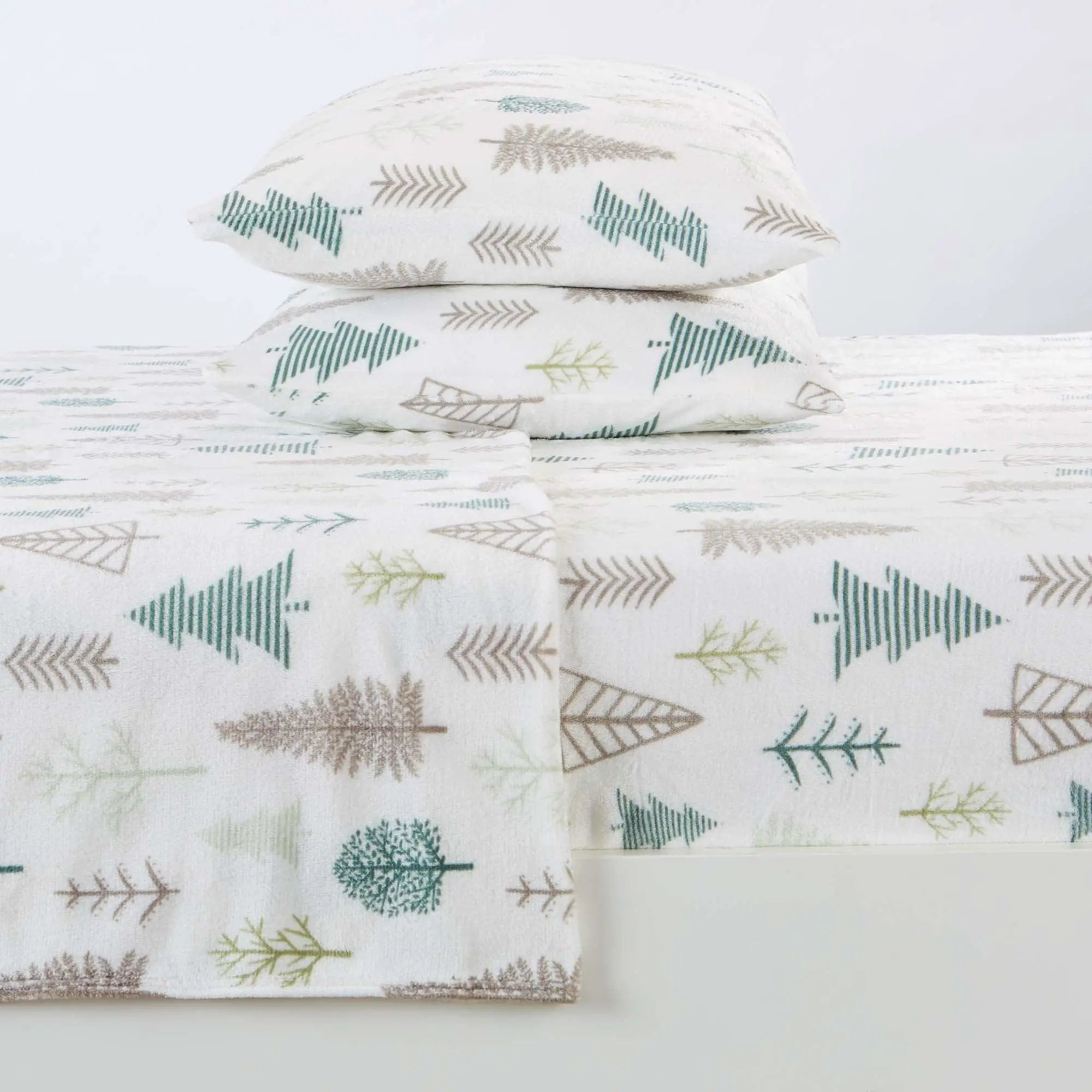 4-Piece Printed Plush Sheet - Velvet Luxe Collection