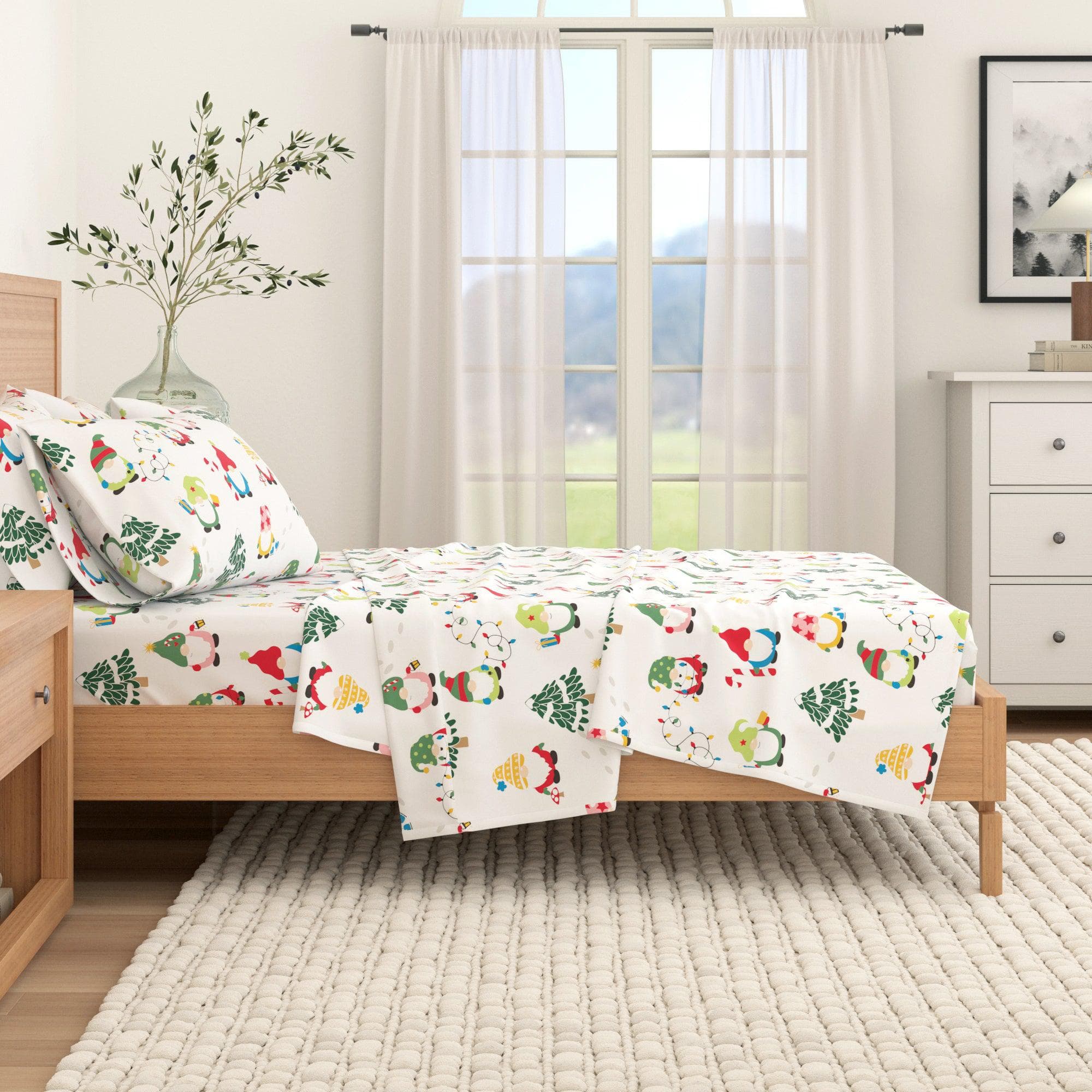4-Piece Turkish Cotton Flannel Sheet - Whittaker Collection