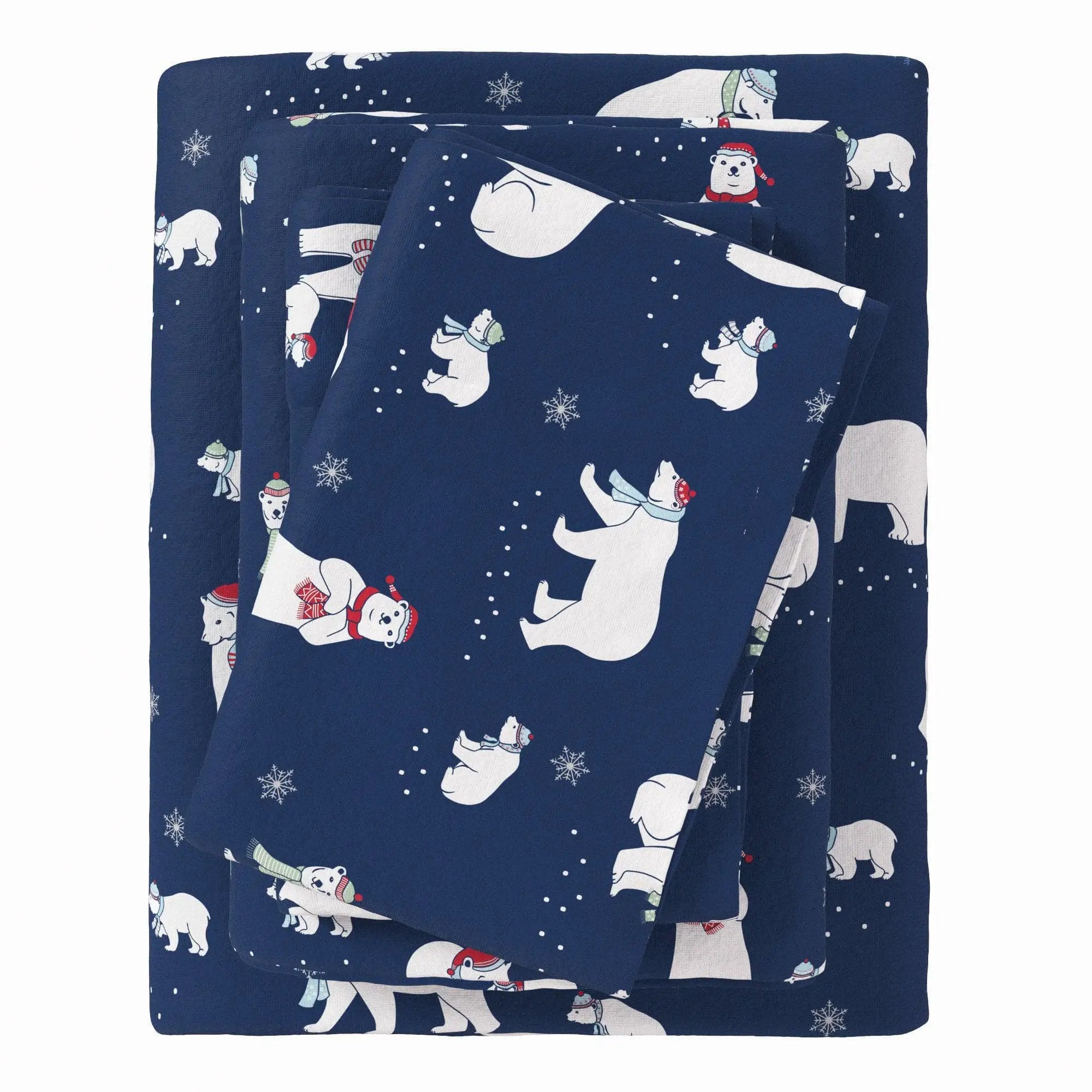 4-Piece Turkish Cotton Flannel Sheet - Whittaker Collection
