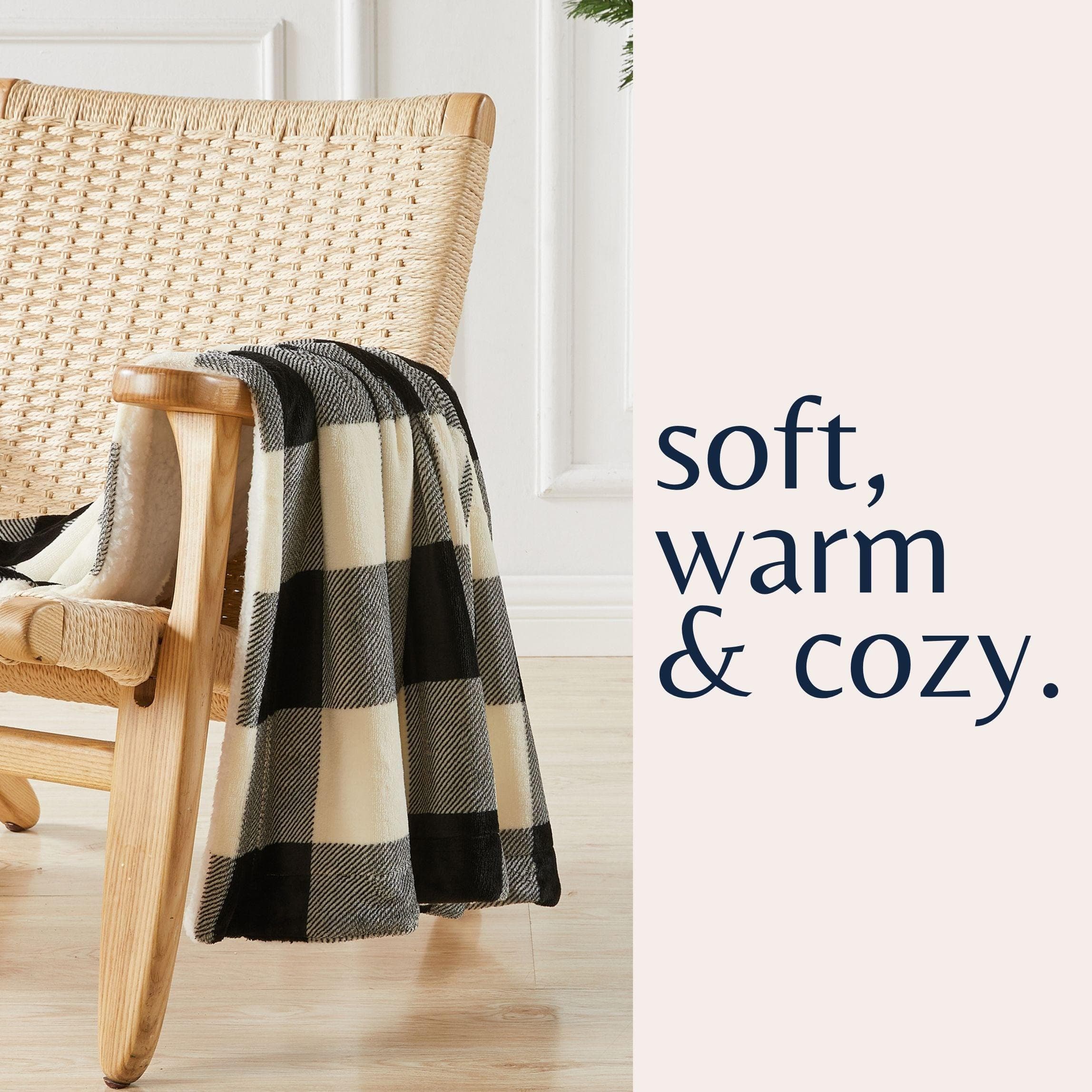 Velvet Plush Sherpa Luxury Bed Blanket - Kinsley Collection