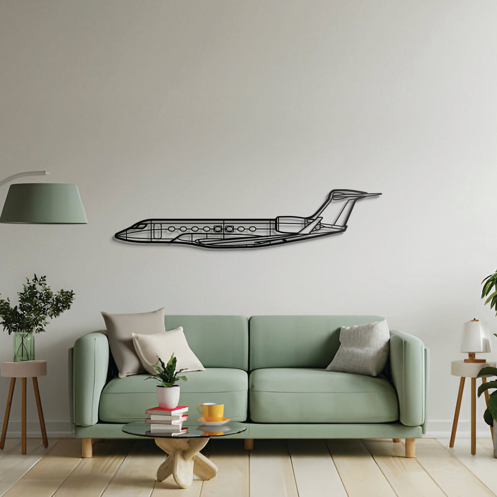 G650 Metal Aircraft Wall Art - NCP0090
