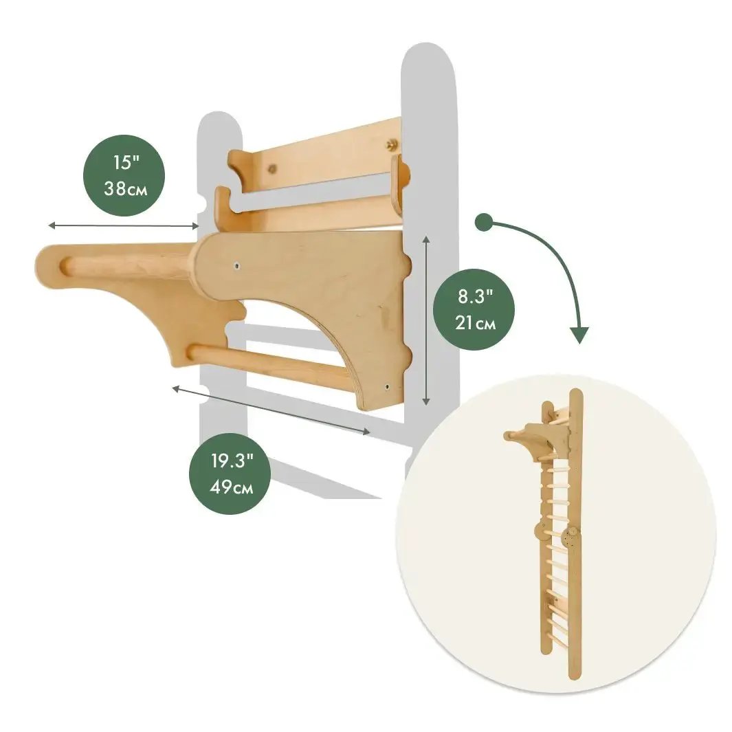 Gym Addition to the Climbing Ladders wooden ladder accessory for baby activity toys