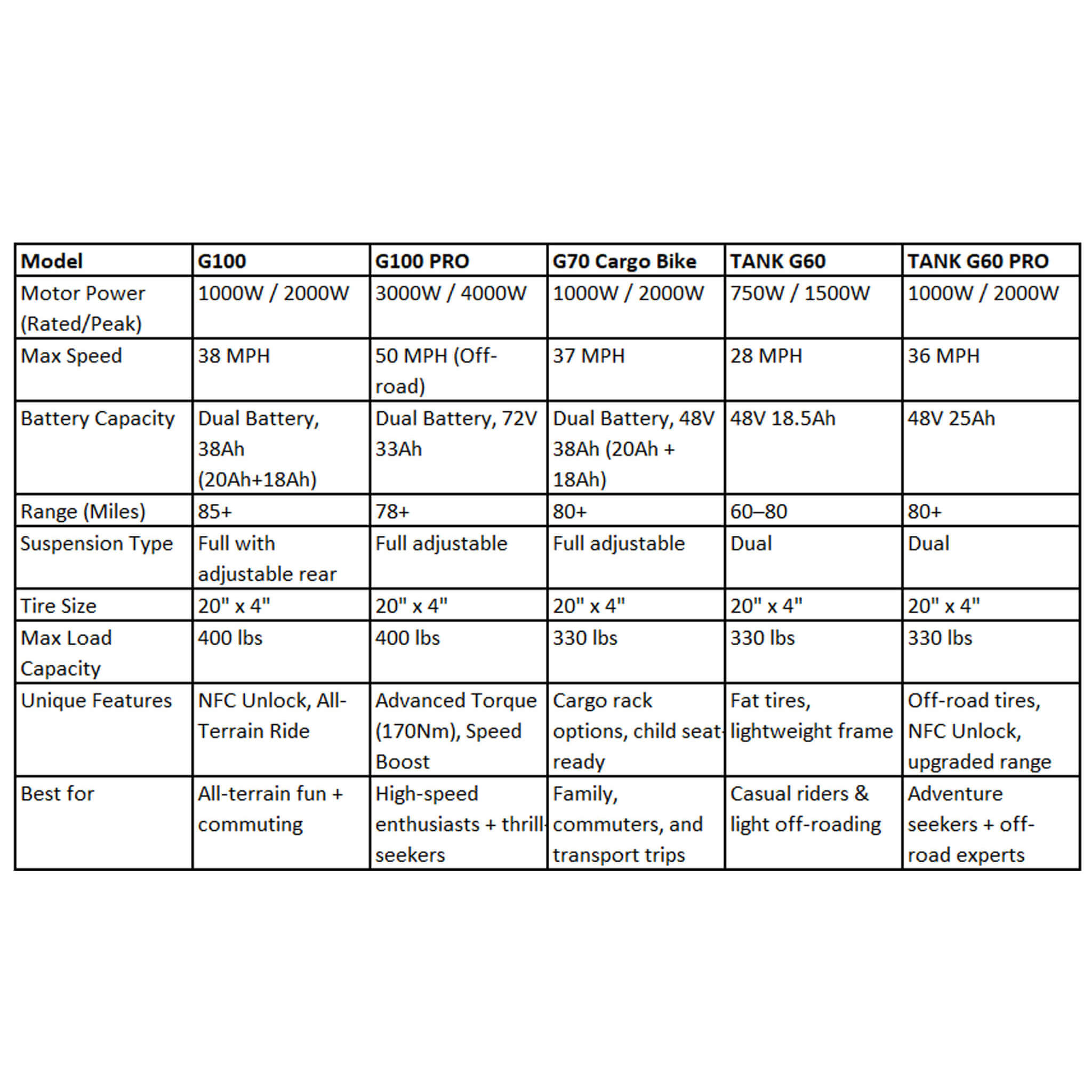 HappyRun G100 (G100 Pro) Long Distance Electric Fat Tire Bike Motorcycle (SAK95715)