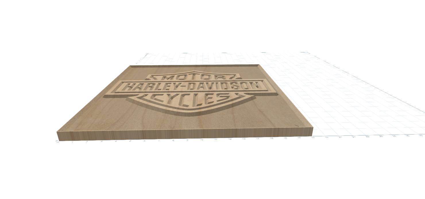 Harley Davidson Wood Sign