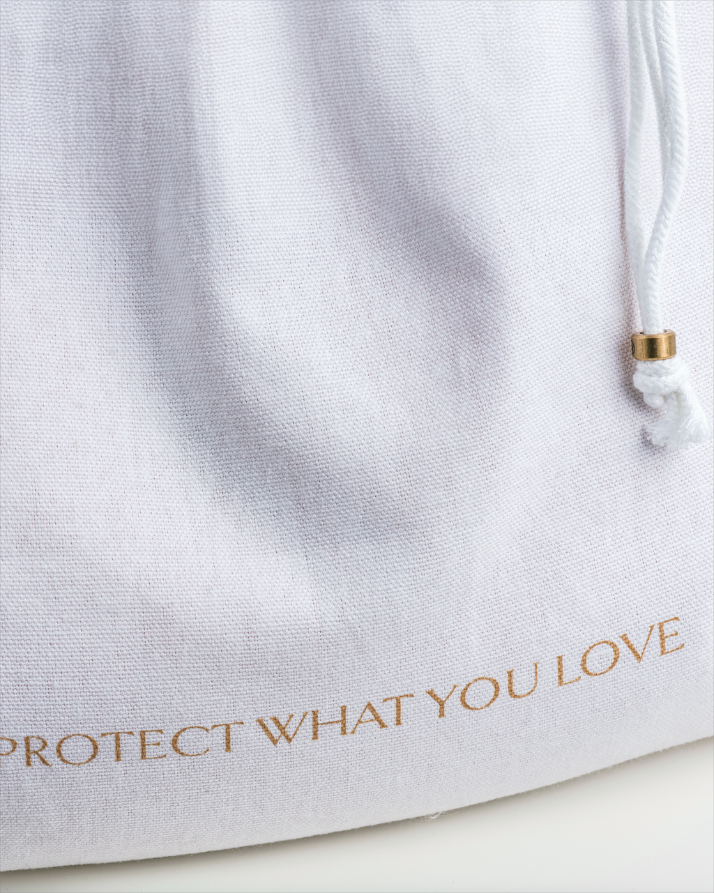 3 Small Organic Cotton Dust Bags