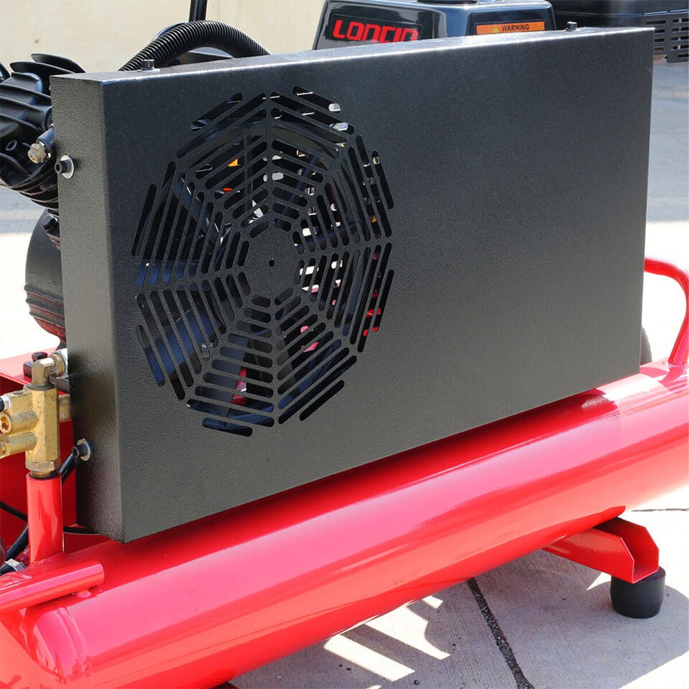 Heavy Duty Portable Gas-Powered Twin Stack Air Compressor Tank, 10 GAL (97461582)