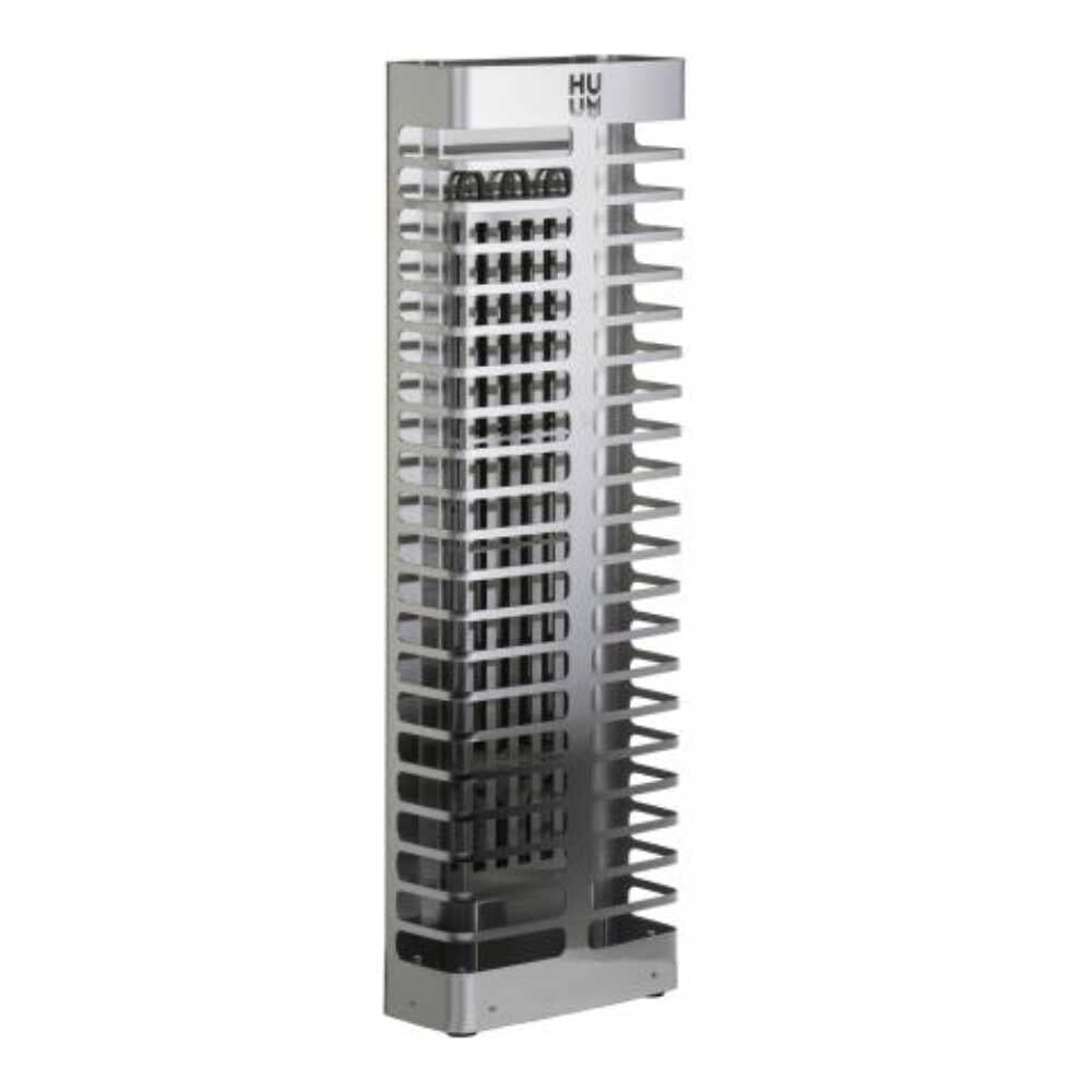 Huum Steel Mini Series 4 Stainless Steel Wall Mount 3.5KW Sauna Heater With Digital Controller & Sauna Stones (SAK91573)