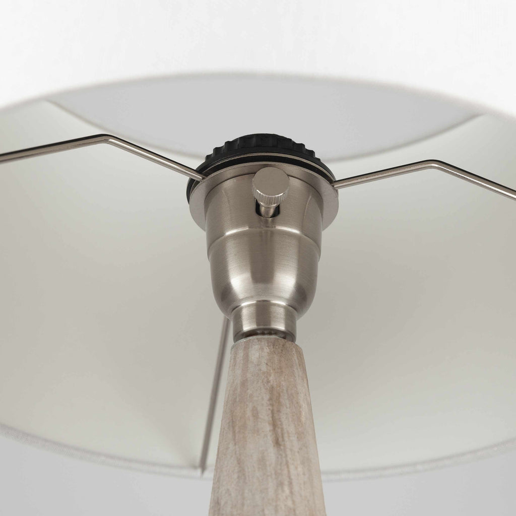Hydesville Gray Ceramic Table Lamp