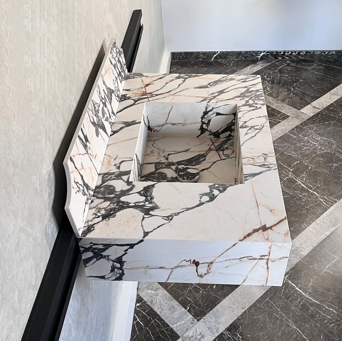 HANDCRAFTED MATERIA CORCHIA GOLD ENGINEERED PORCELAIN SINK (ES-053)