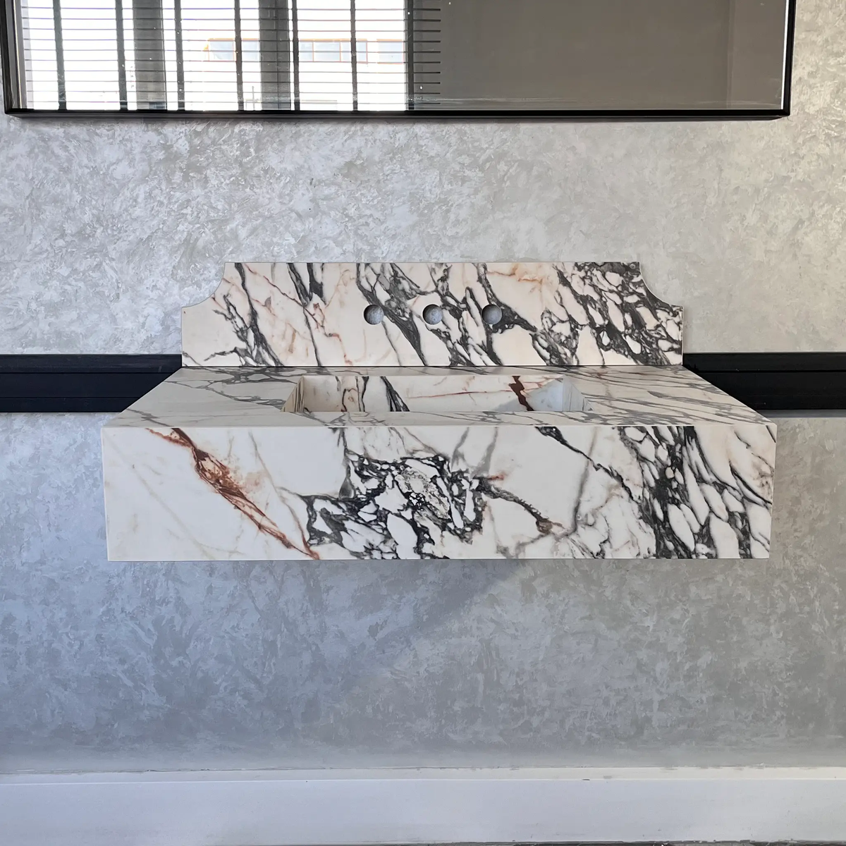HANDCRAFTED MATERIA CORCHIA GOLD ENGINEERED PORCELAIN SINK (ES-053)