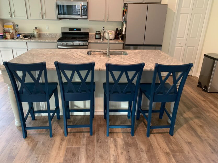 Double x back Stool