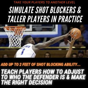 Defender Extender Basketball Training Pads by HoopsKing, basketball training aid for shot-blocking practice