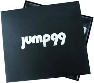 Jump 99 plyometric strength training shoes box with black packaging and white jump99 logo