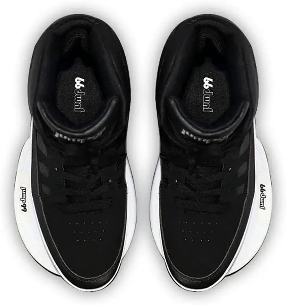 Jump 99 Plyometric Strength Training Shoes, black with white curved side plates, pair
