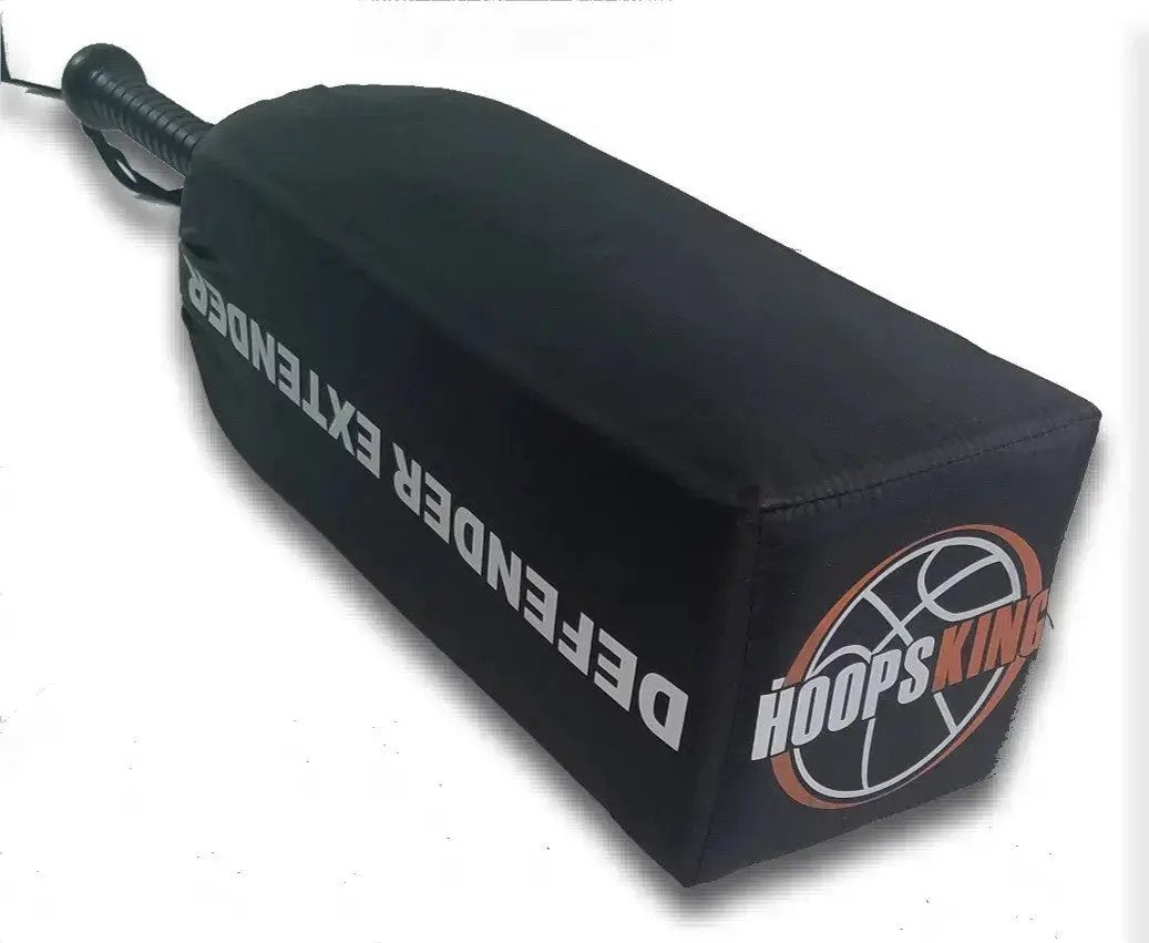 Defender Extender Basketball Training Pads by HoopsKing, black padded training aid with logo
